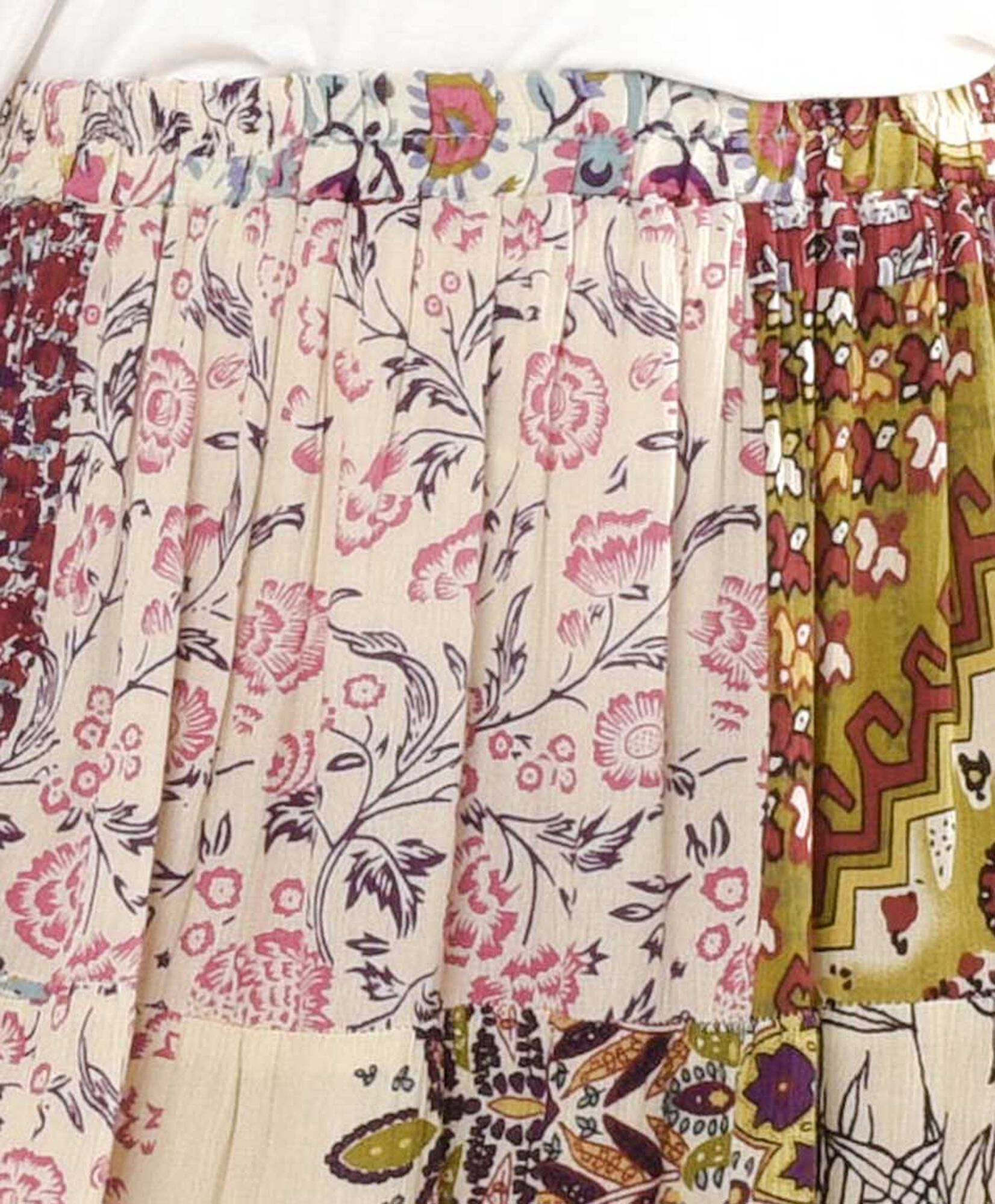 Falda mujer larga patchwork Falda mujer larga patchwork