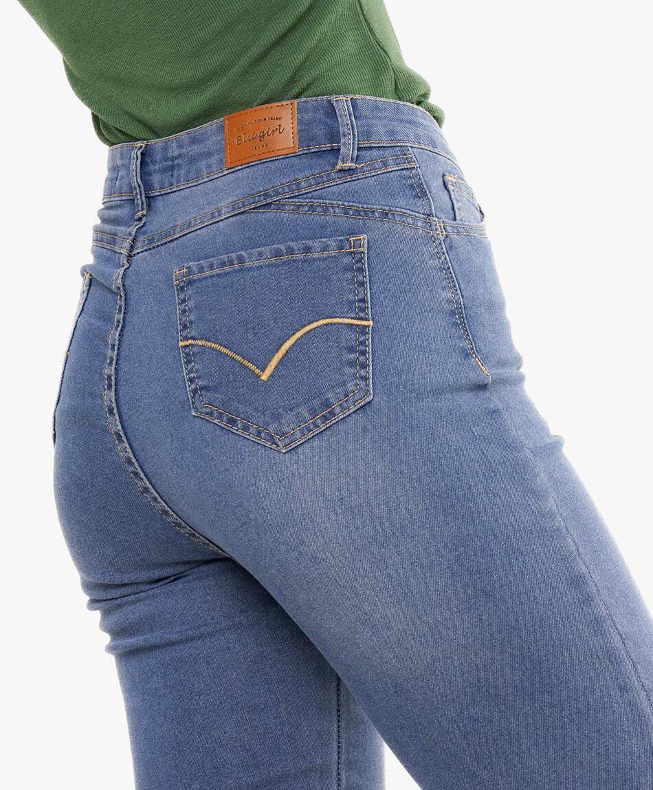 Jeans mujer skinny fit cl&aacute;sico