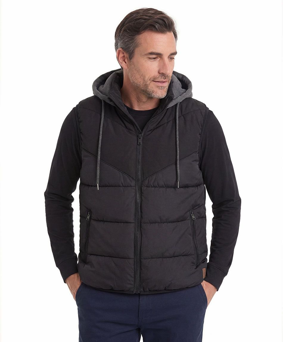 Parka hombre sin mangas