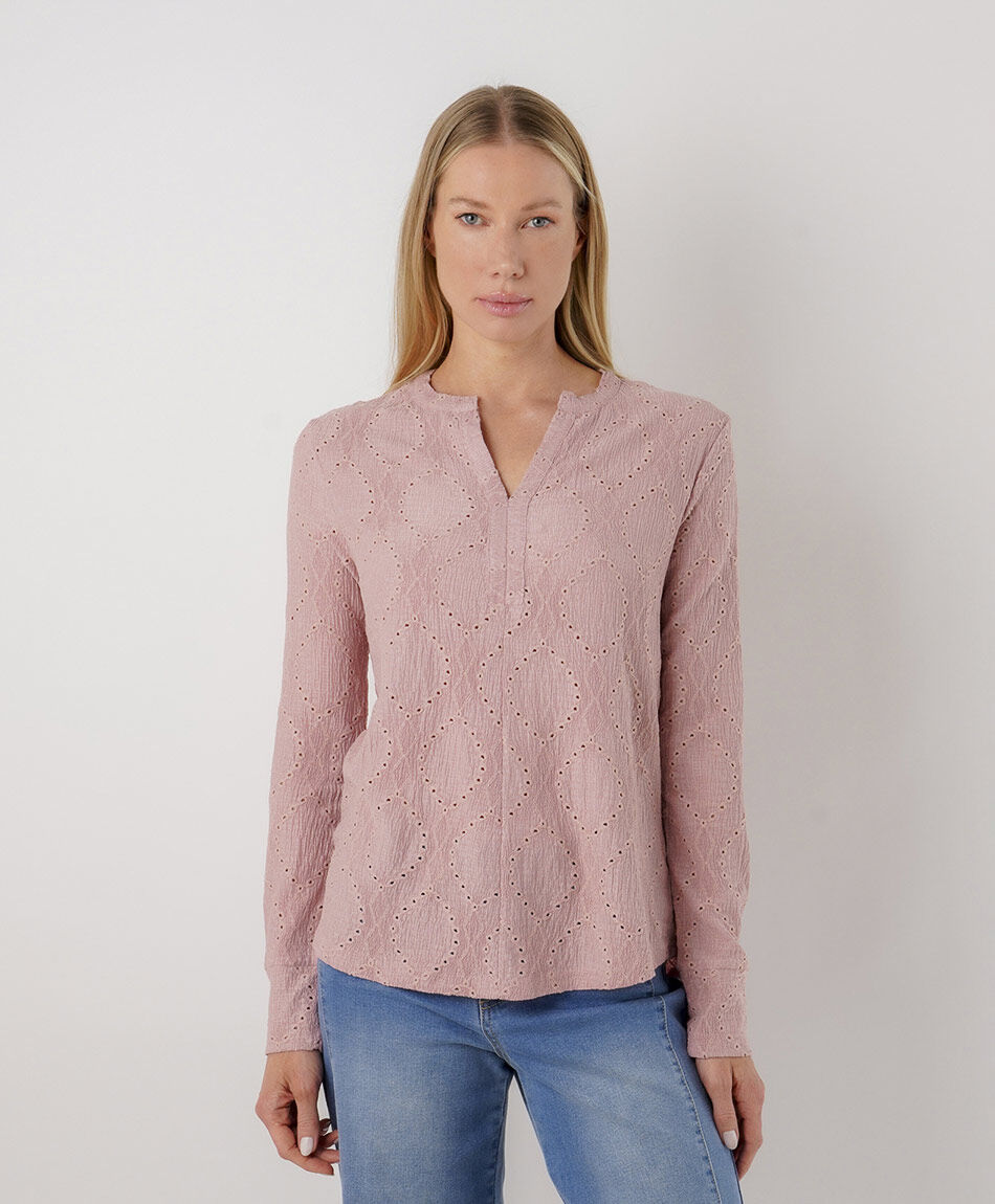 Polera mujer mao calada