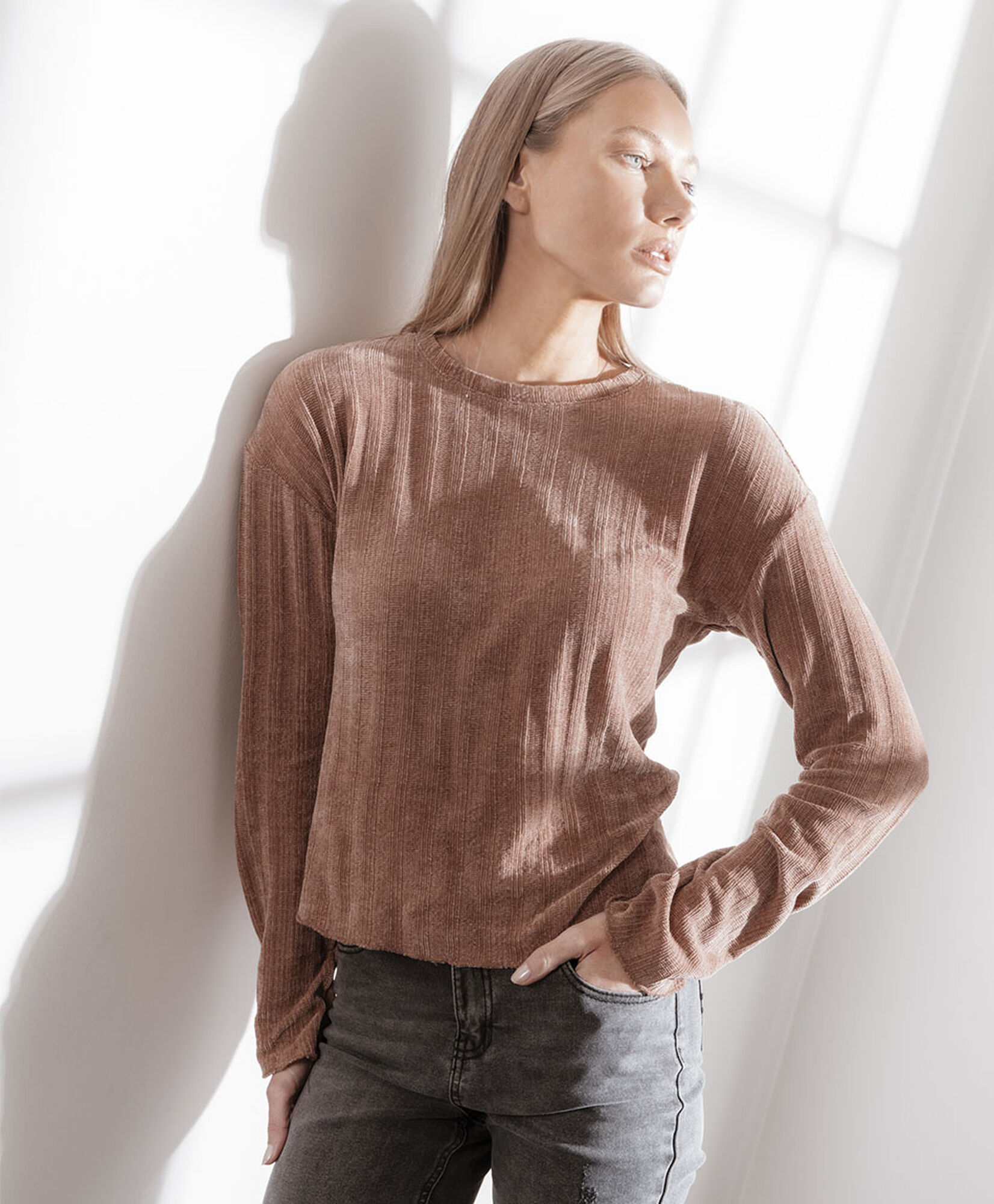 Sweater mujer textura líneas Sweater mujer textura líneas