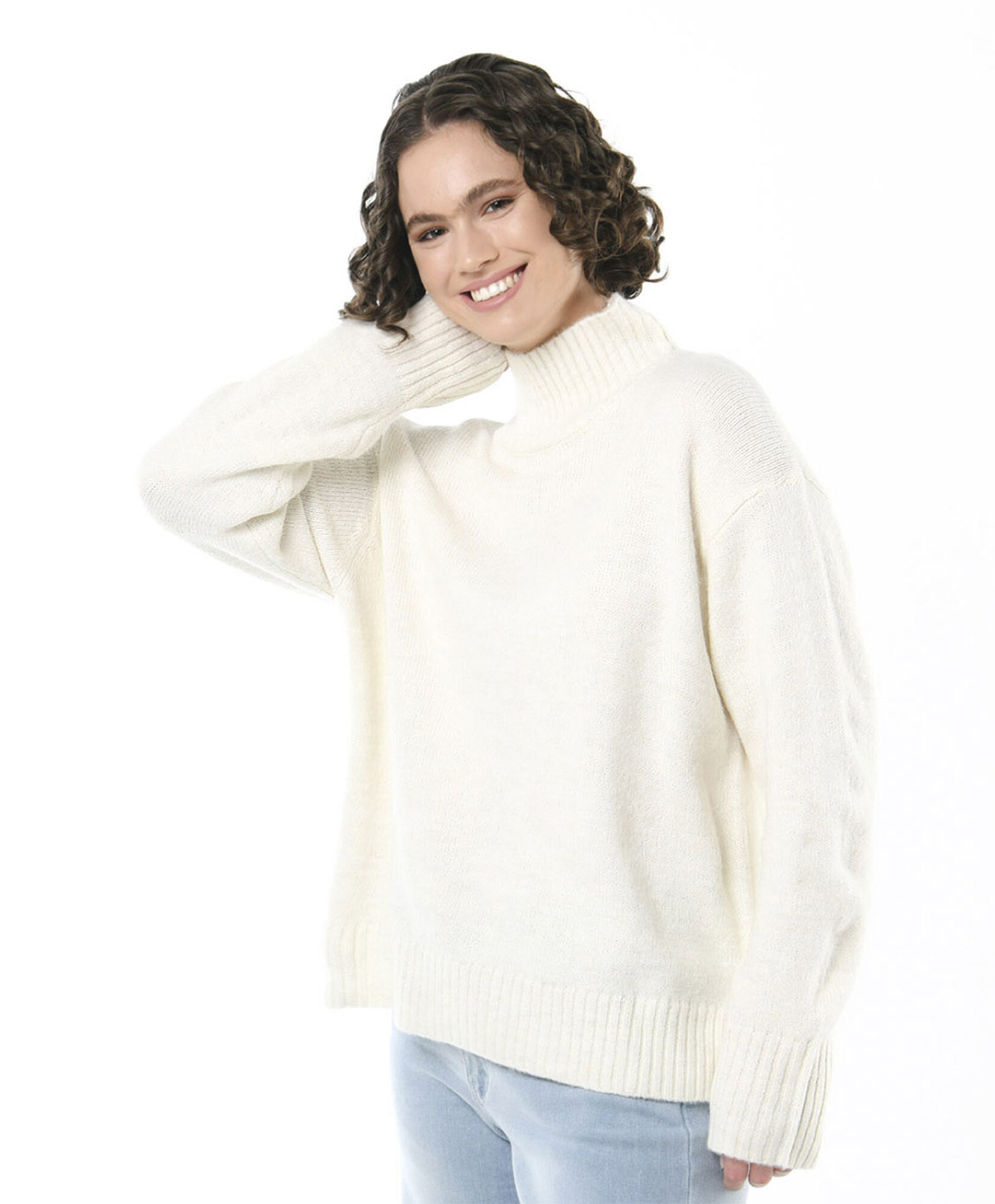 Sweater mujer cuello alto Sweater mujer cuello alto