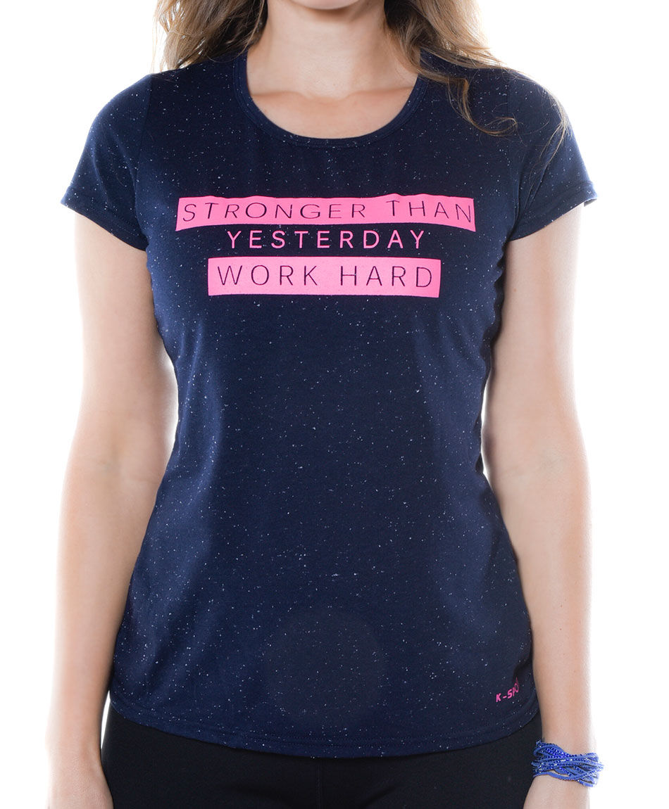 Polera deportiva print