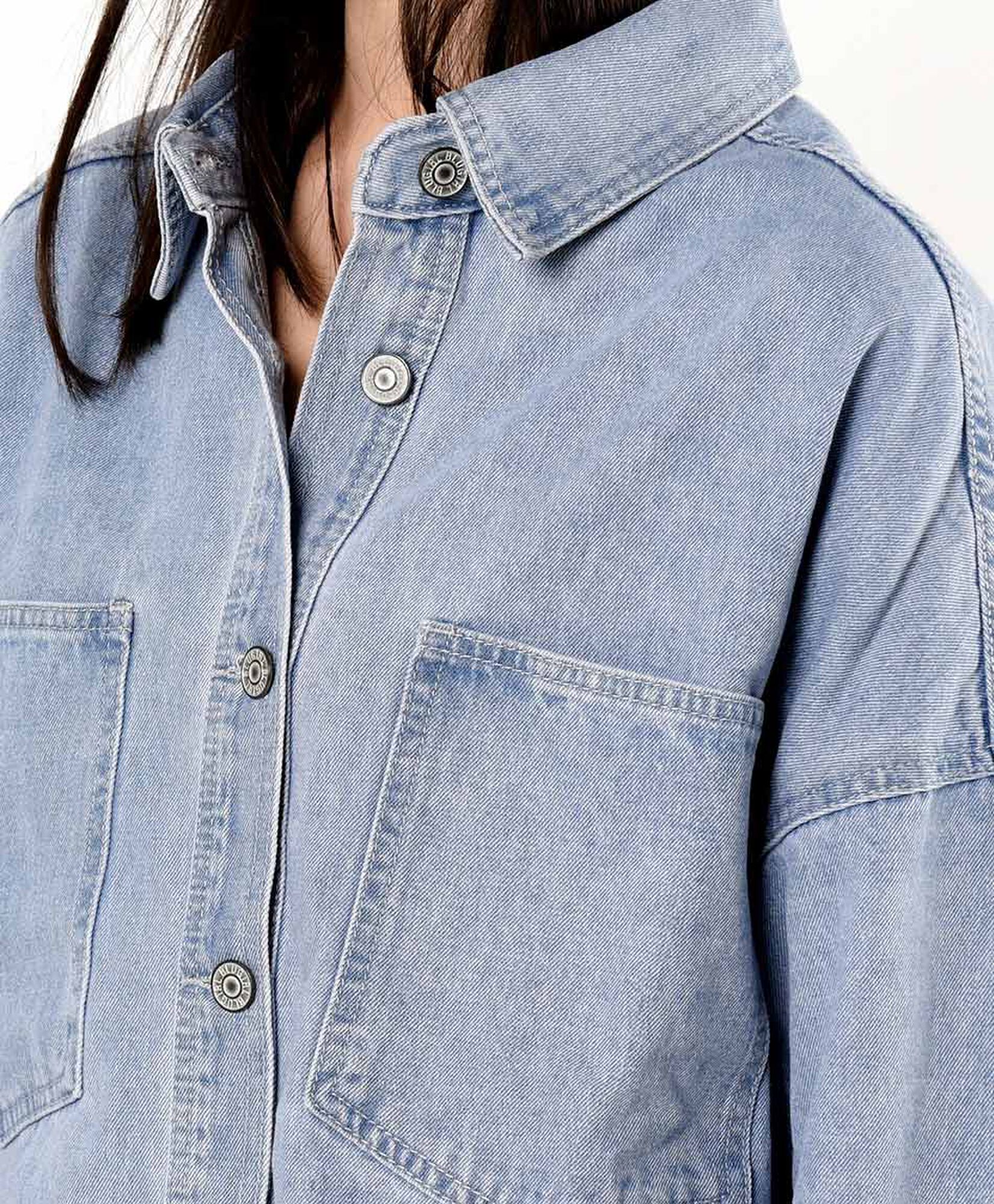 Chaqueta mujer denim oversize Chaqueta mujer denim oversize
