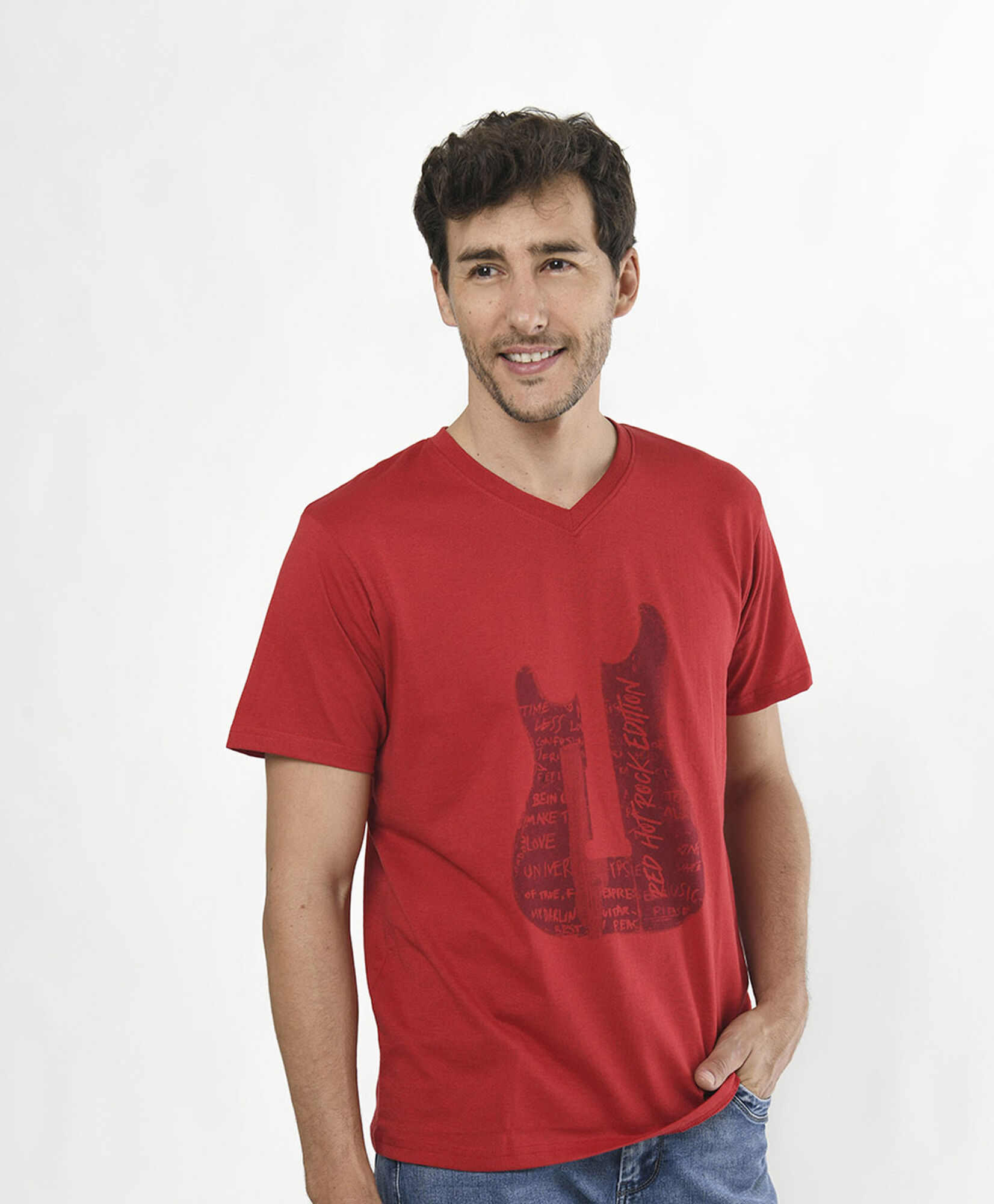 Polera hombre guitarra Polera hombre guitarra