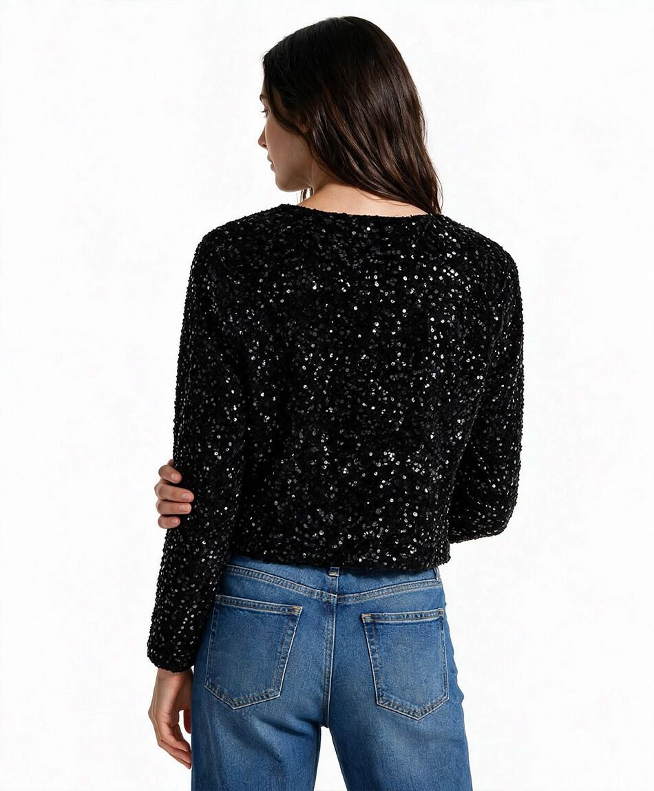 Chaqueta mujer lazo elegante