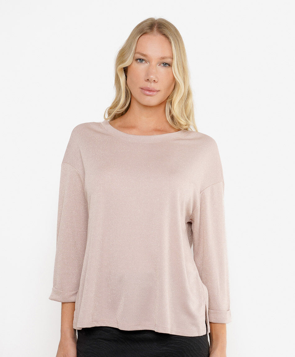 Polera mujer brillos