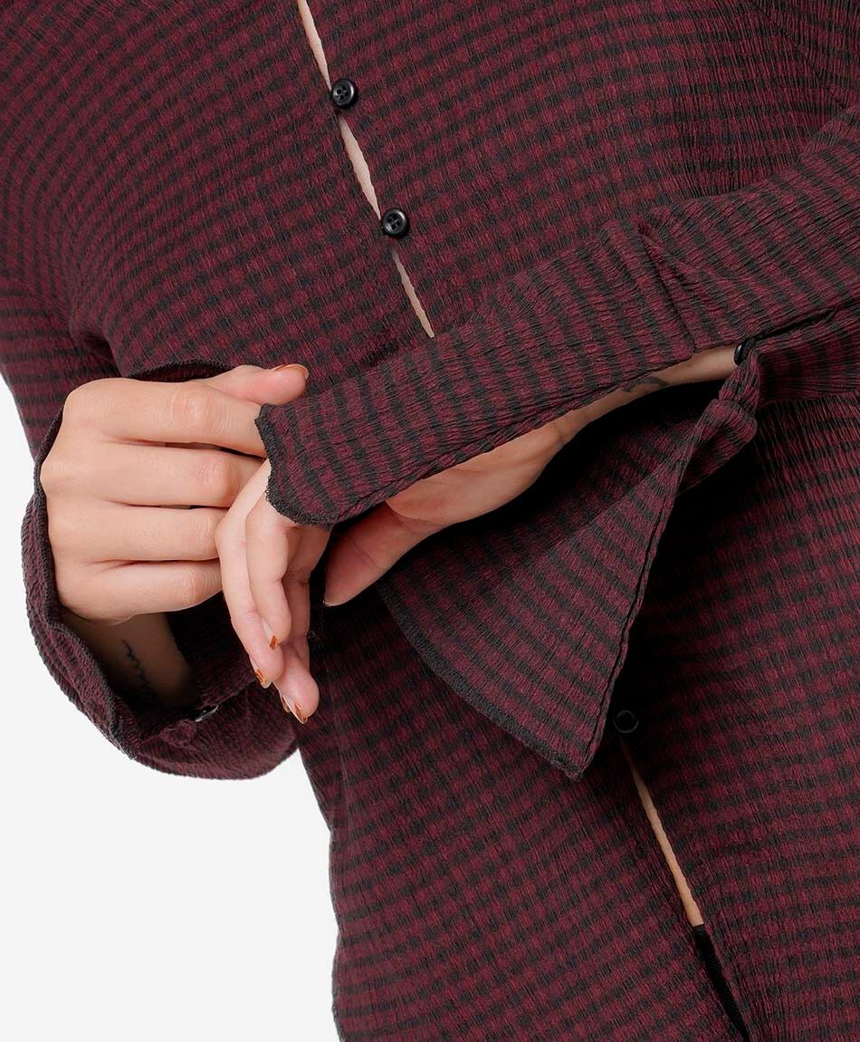 Blusa mujer cuadrill&eacute;