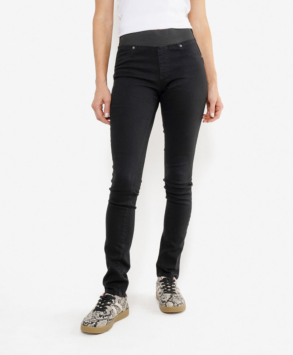Jeans mujer cintura elasticada skinny fit