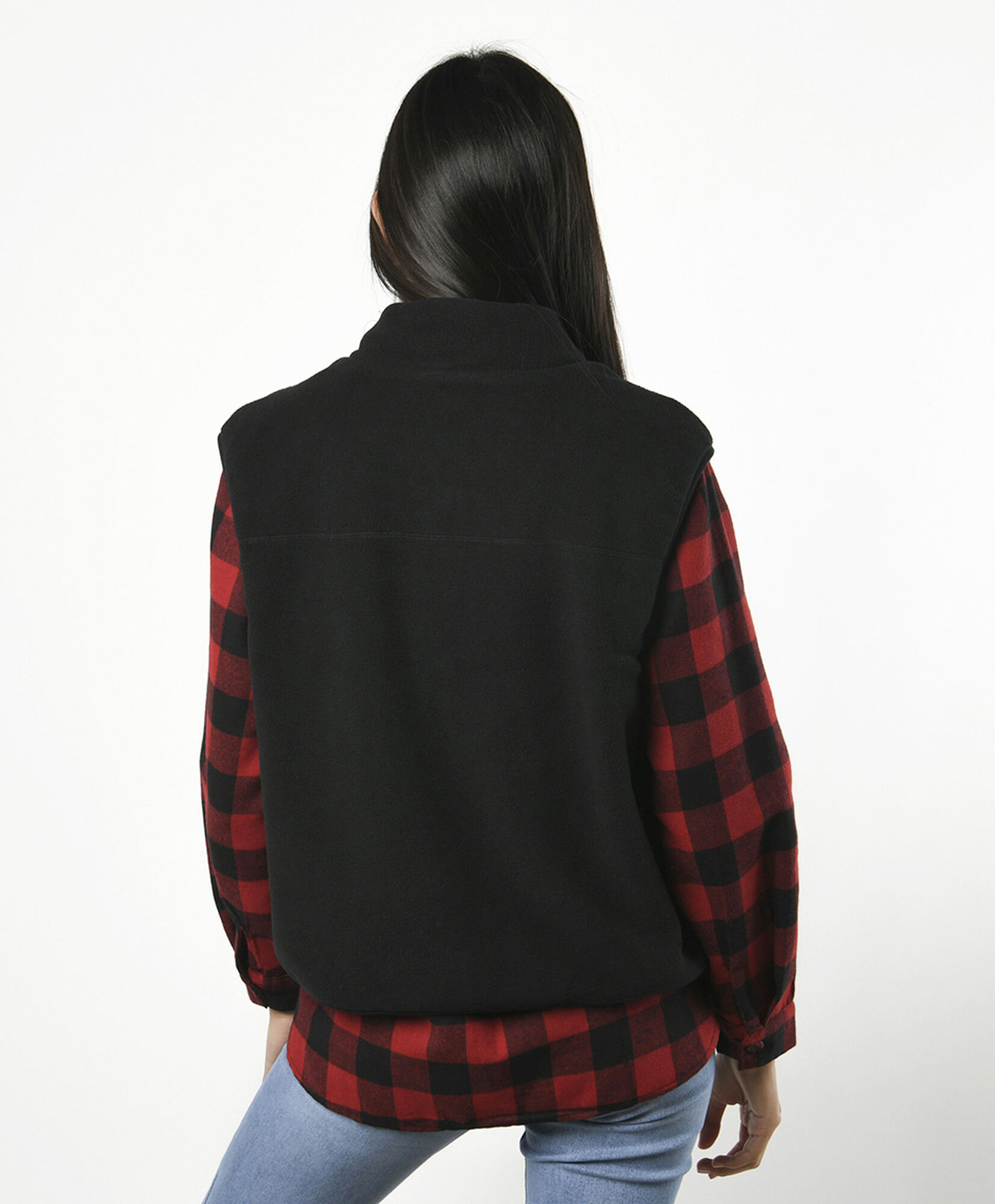 Polar mujer liso sin mangas Polar mujer liso sin mangas