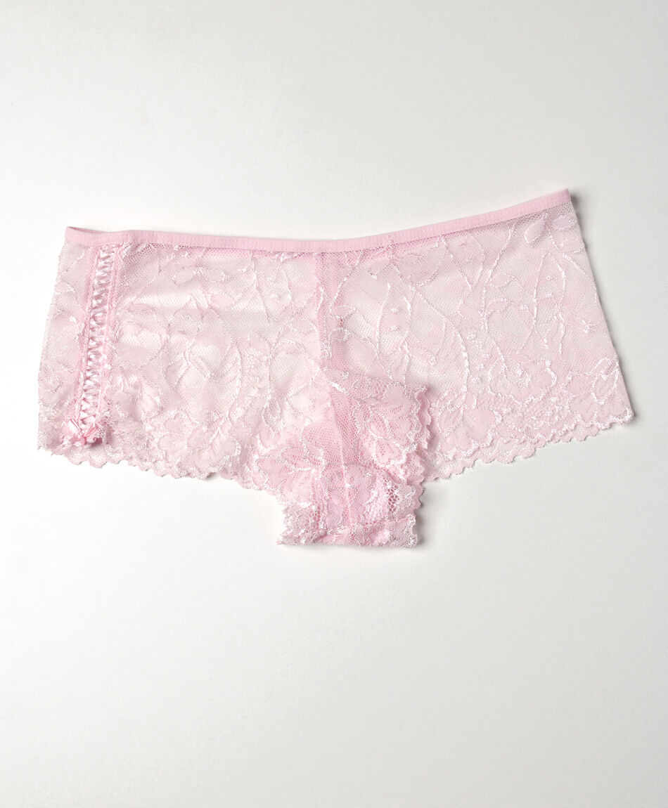 Pantaleta mujer cintas encajes