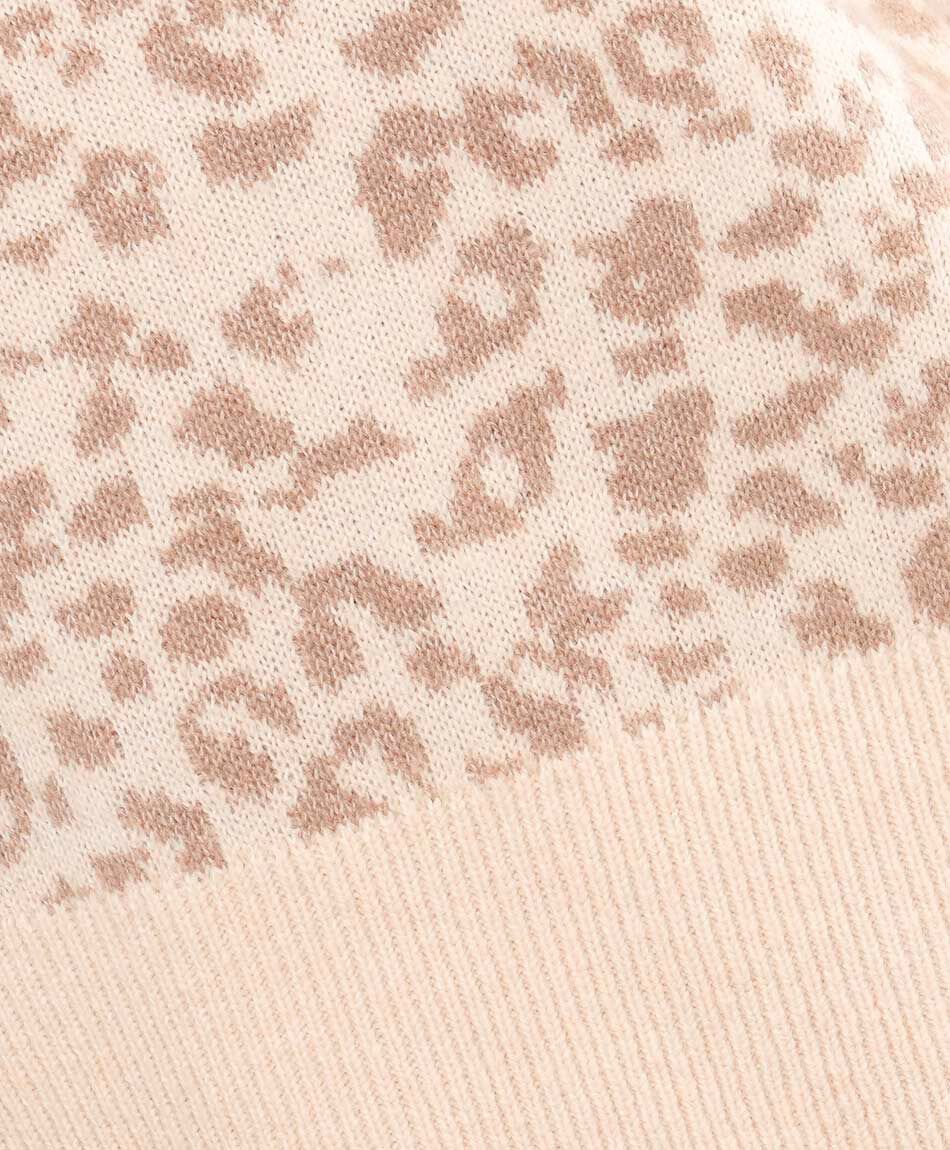 Sweater mujer jacquard animal print