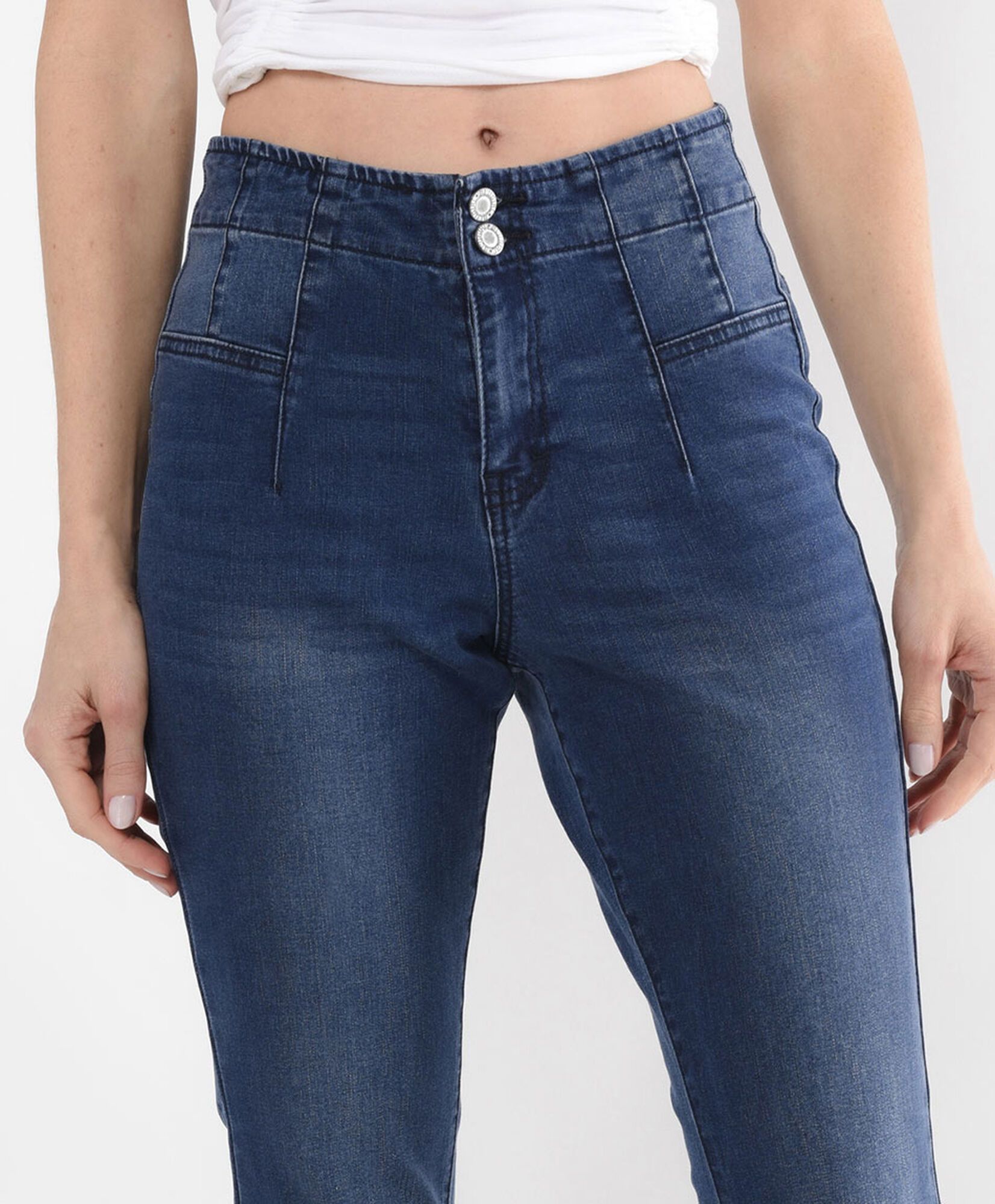 Jeans mujer desgastado flare Jeans mujer desgastado flare