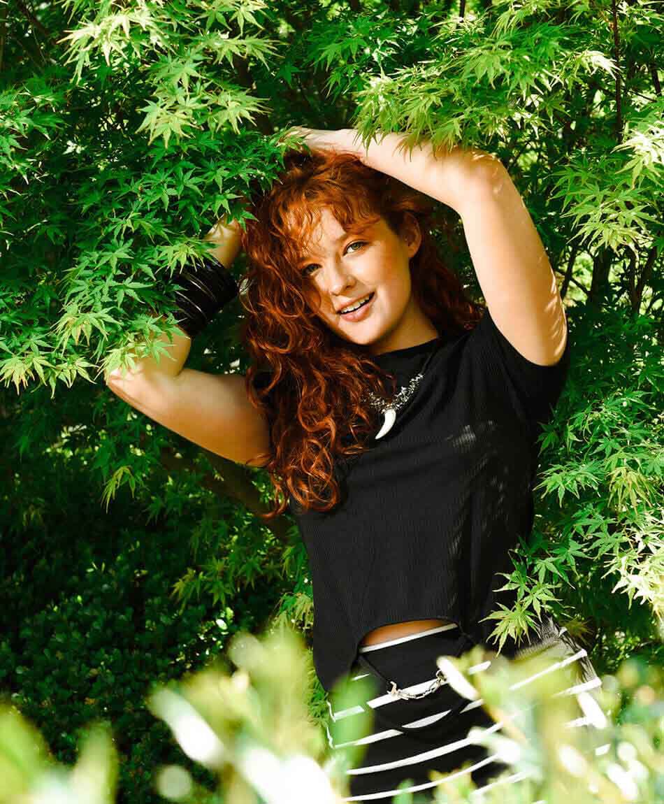 Polera manga corta cuello redondo