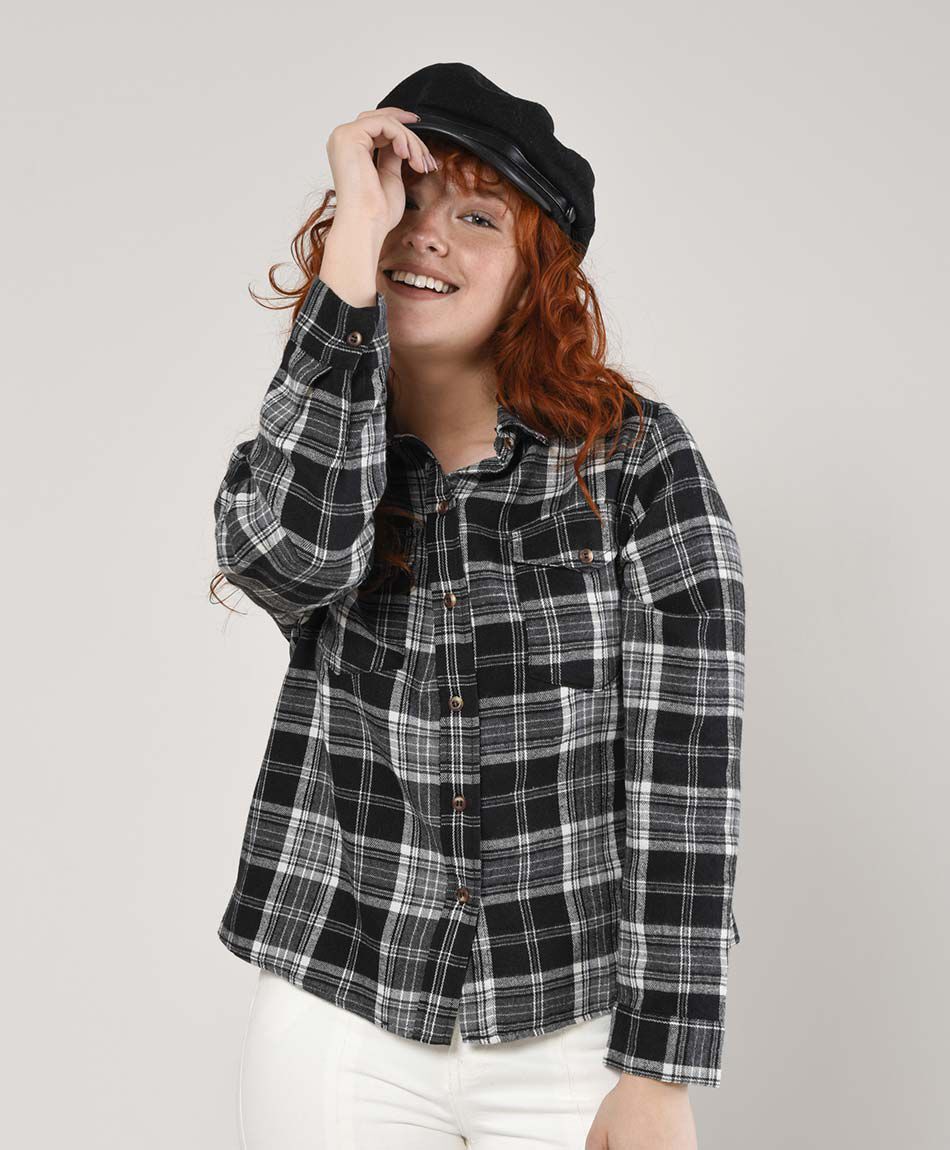 Blusa mujer escocesa