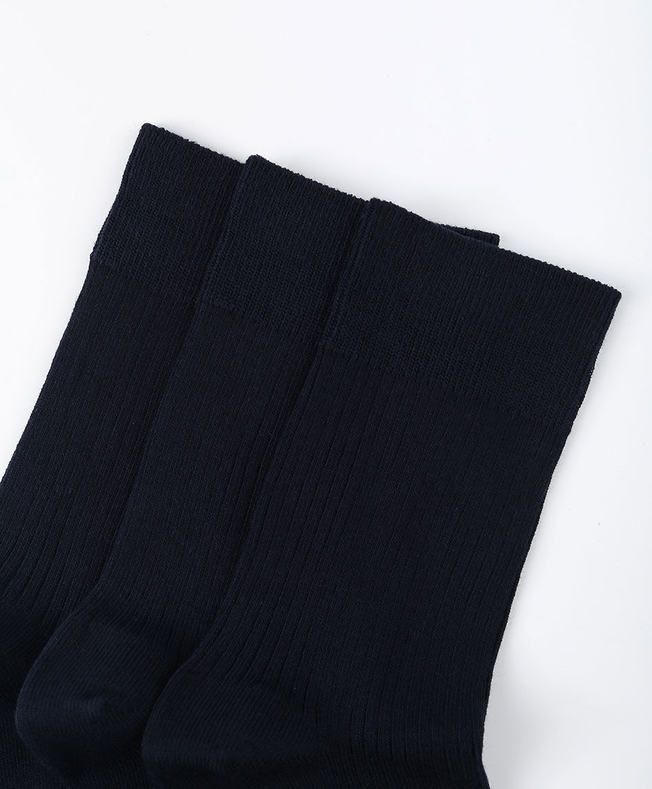 Pack 3 calcetines escolar largo navy