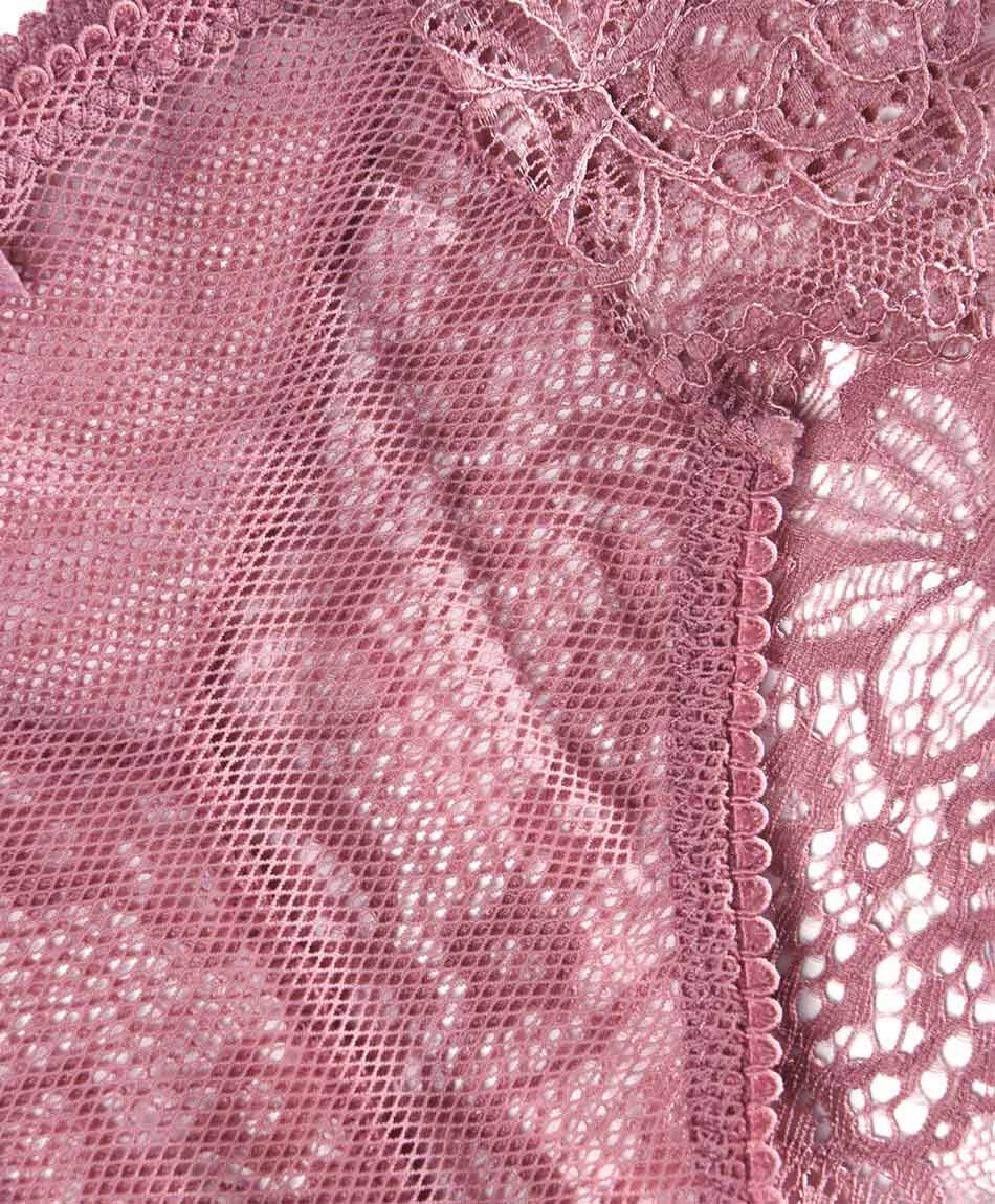 Pantaleta mujer encaje y mesh