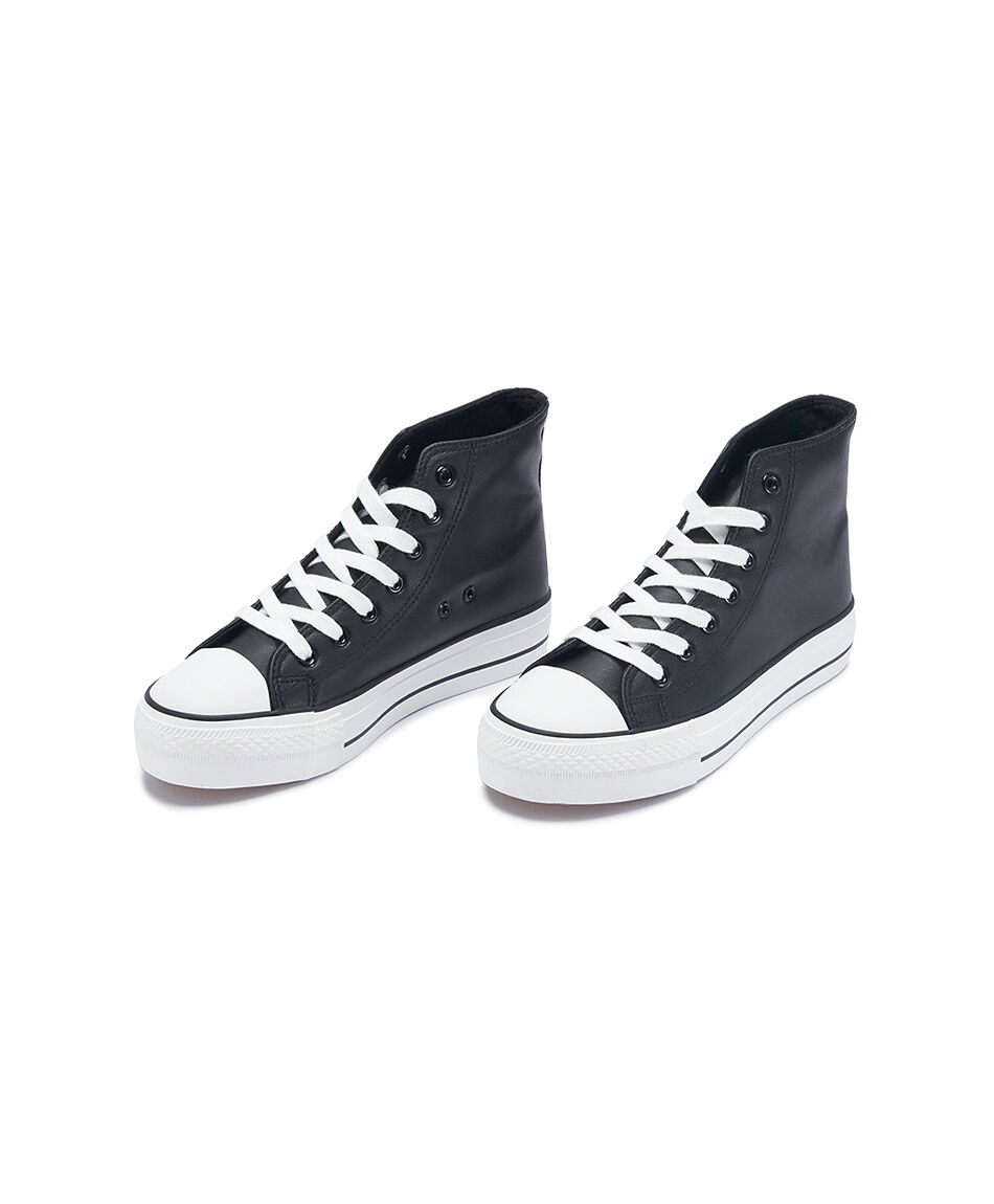 Bot&iacute;n mujer plataforma alta black