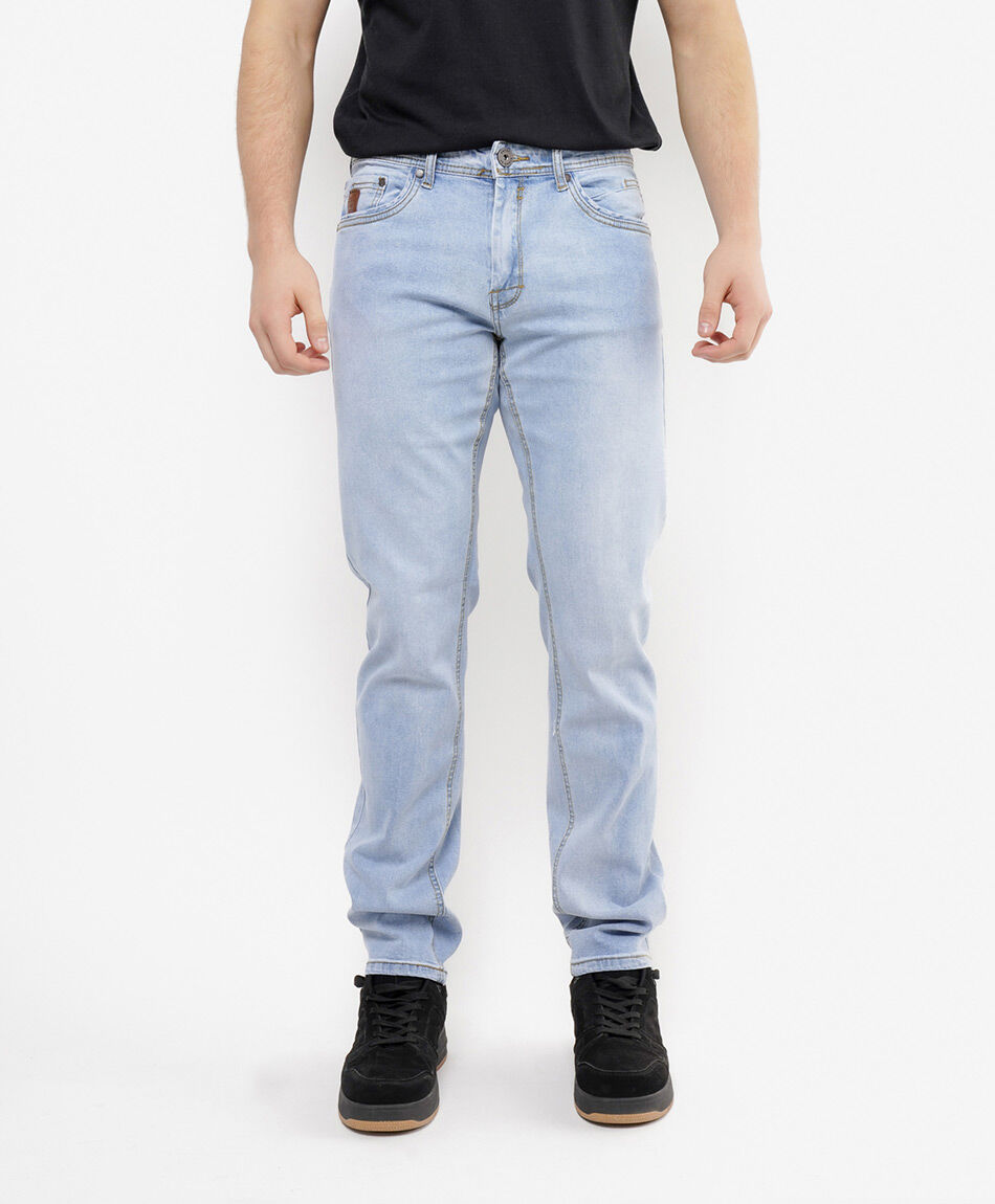 Jeans hombre desgastado slim fit