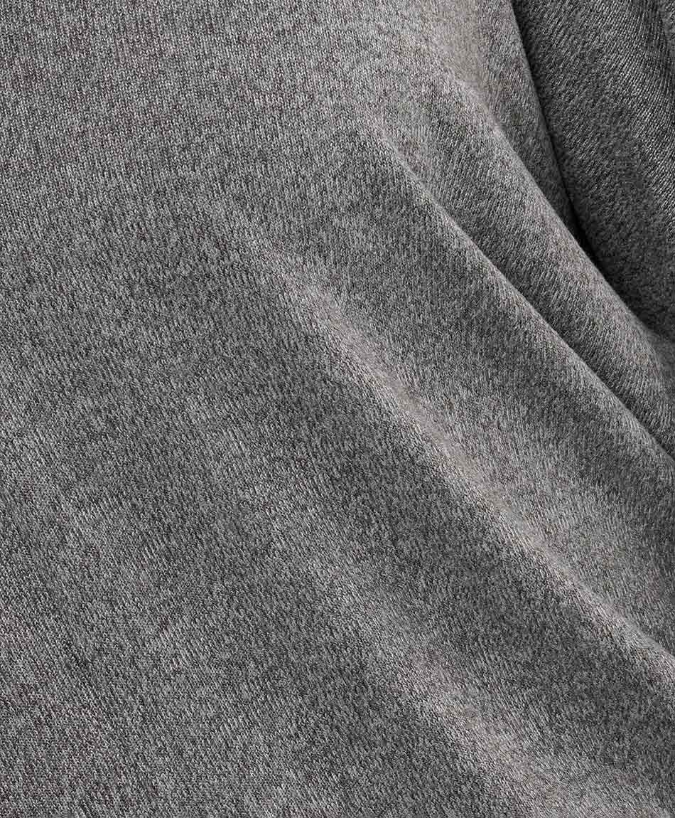 Polera mujer cuello redondo gris