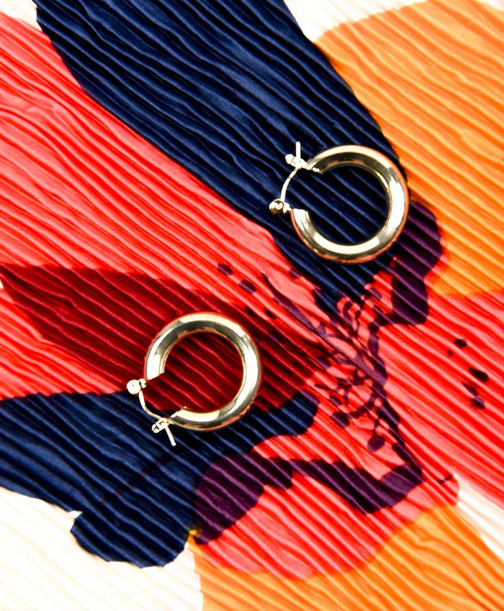Set pañuelo + aros mujer flores colores Set pañuelo + aros mujer flores colores