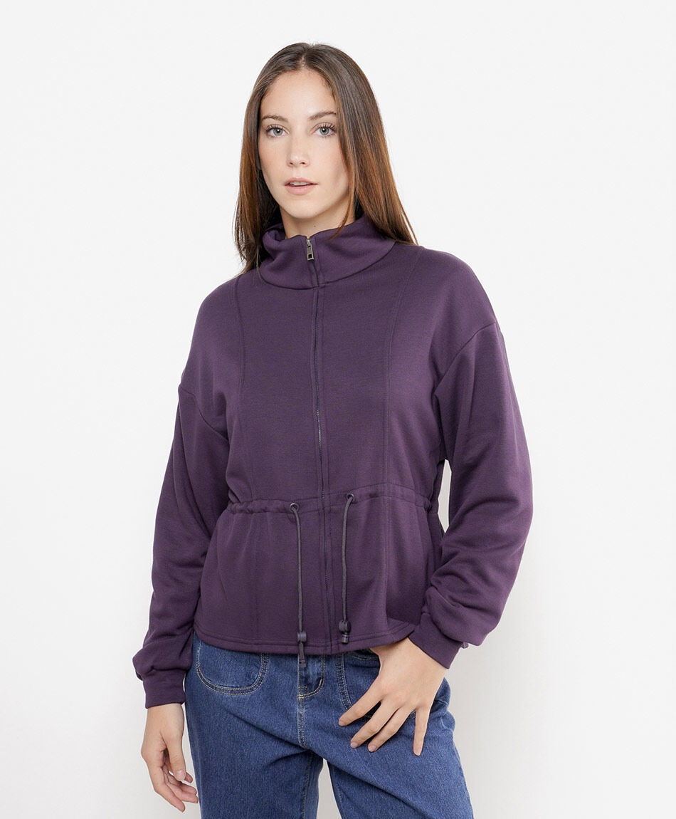 Chaqueta mujer lazo cintura
