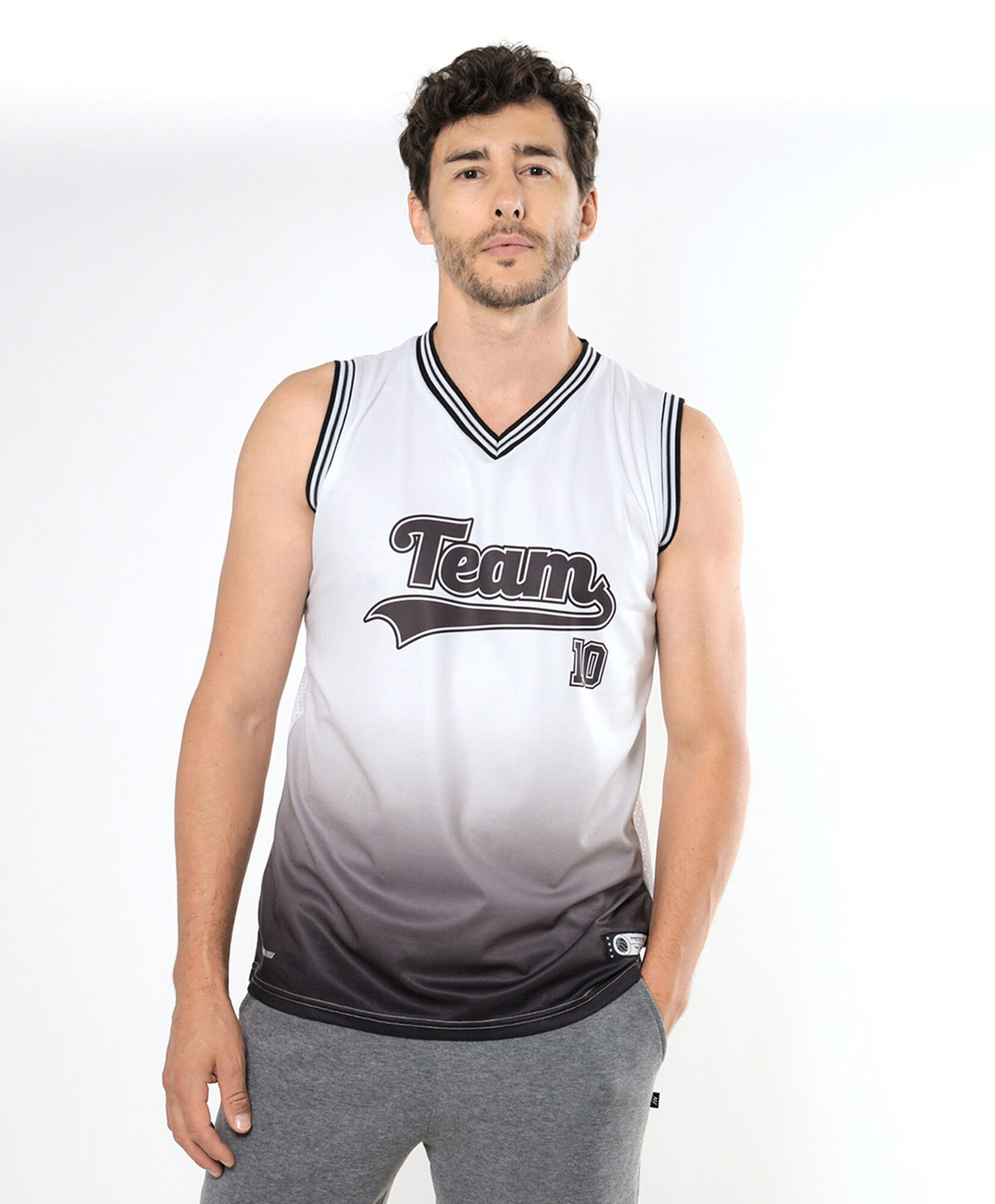Polera deportiva hombre team sin mangas Polera deportiva hombre team sin mangas