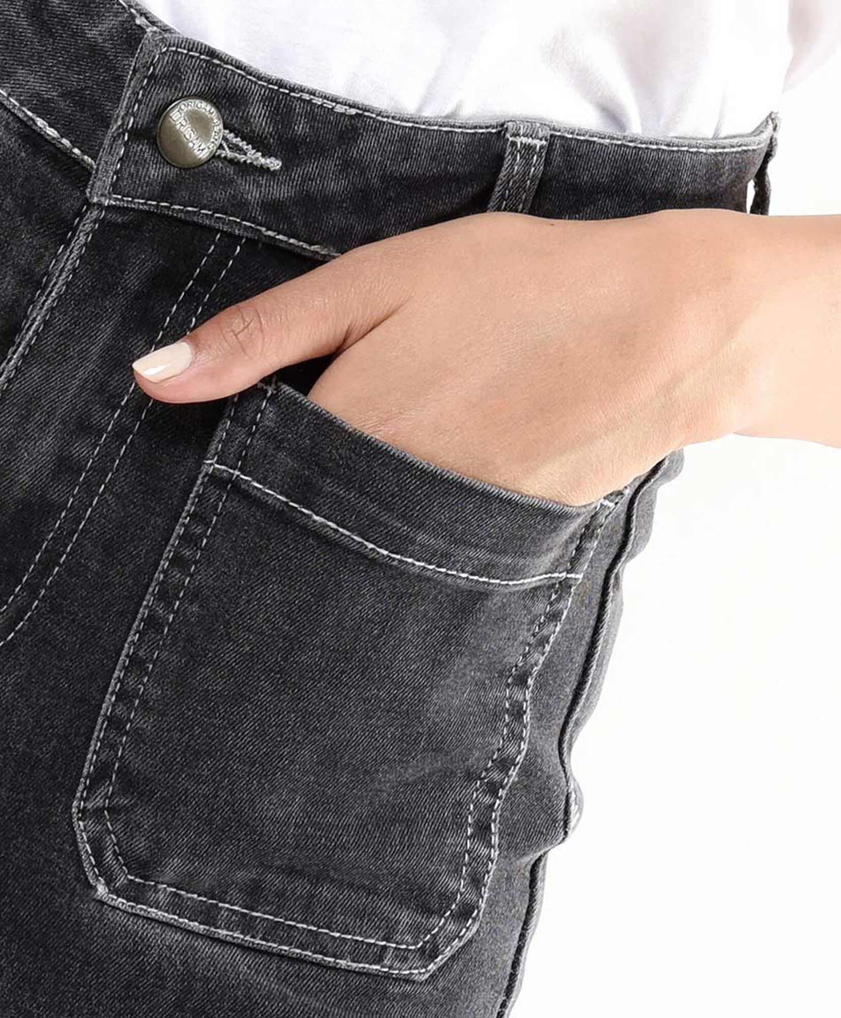 Jeans mujer bolsillos cuadrados Jeans mujer bolsillos cuadrados