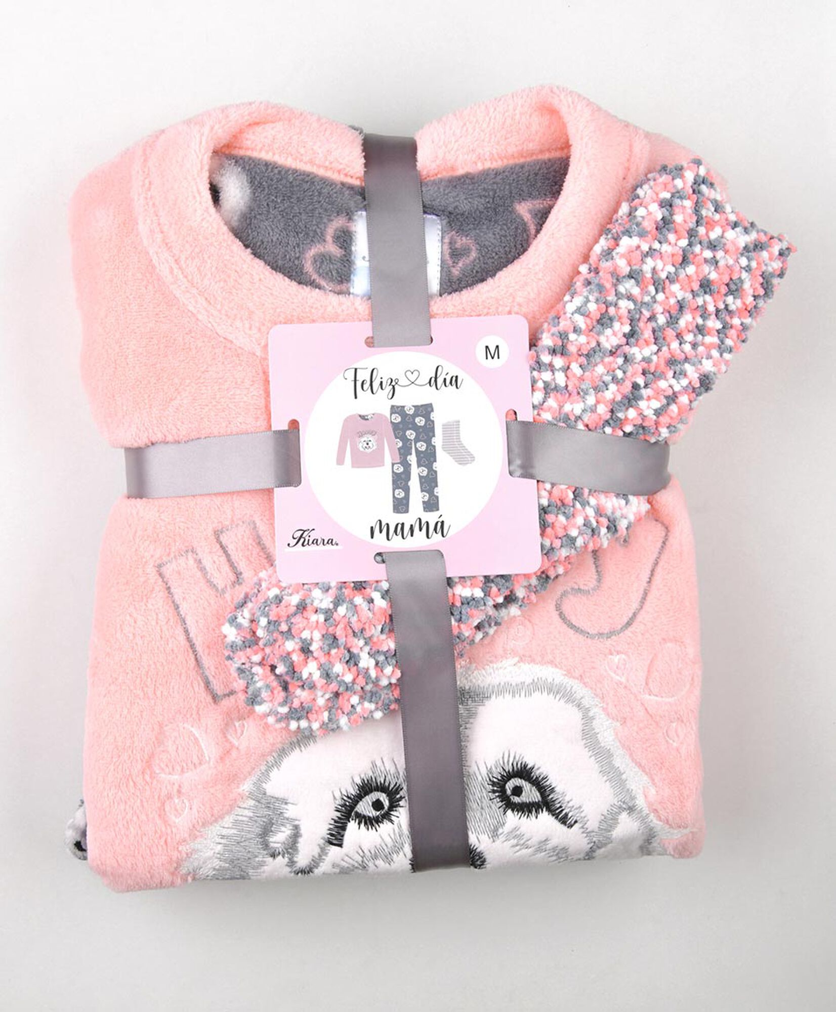 Pijama + calcetines mujer polar perrito Pijama + calcetines mujer polar perrito