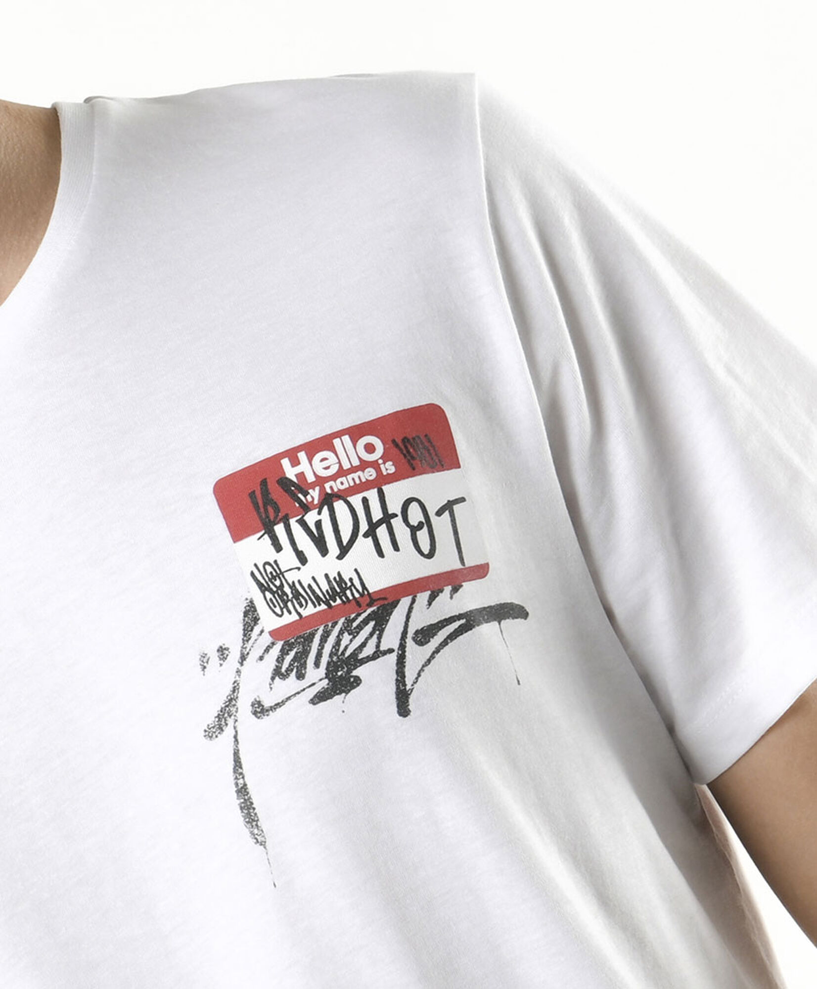 Polera hombre doble estampado graffiti Polera hombre doble estampado graffiti