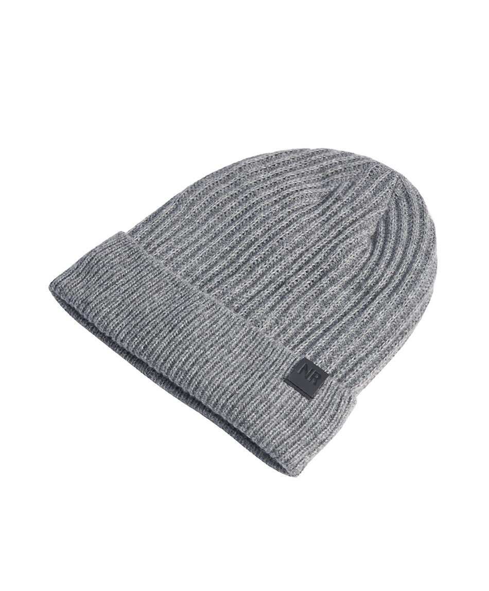Gorro hombre lineas gris