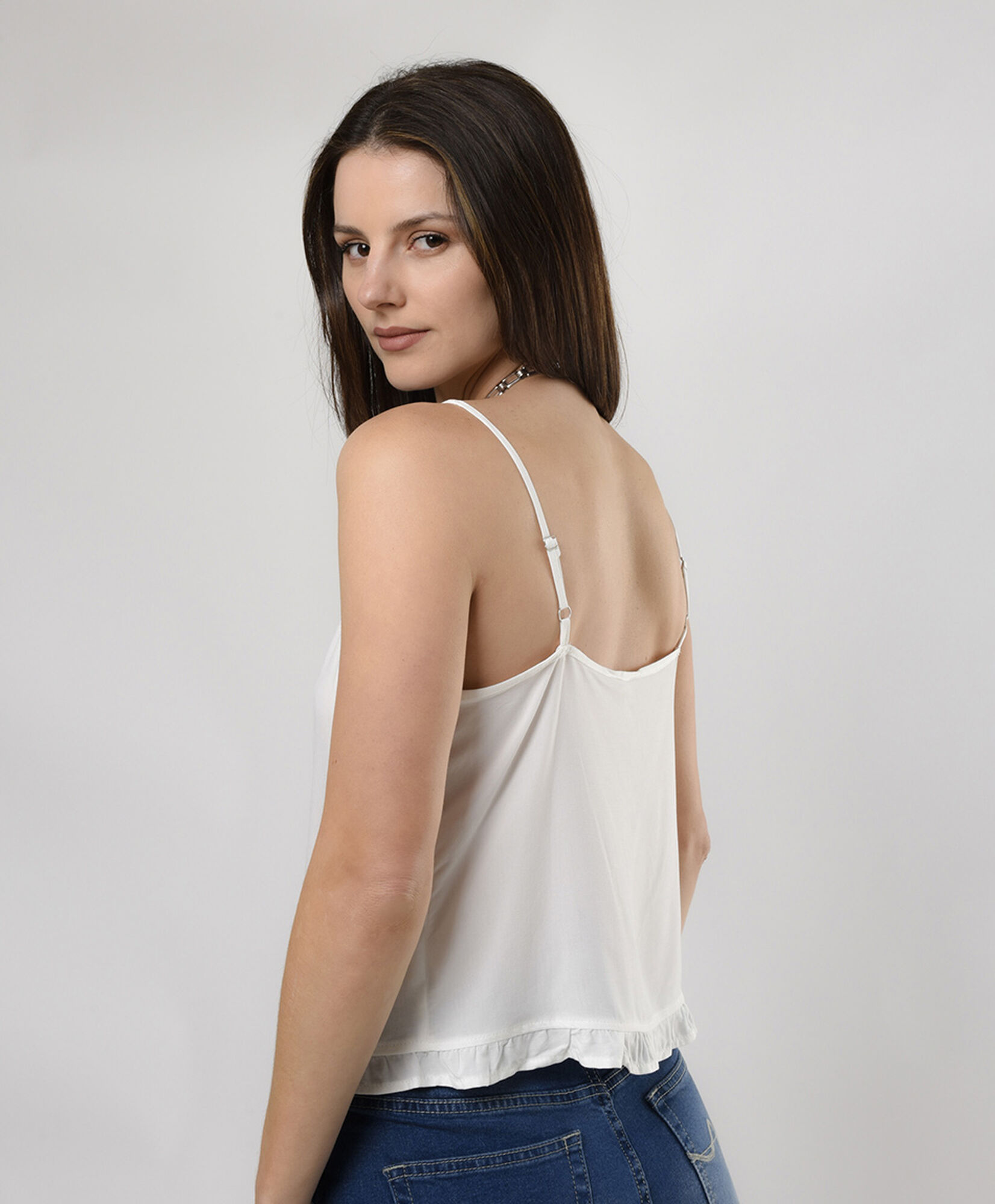 Blusa mujer vuelos crop Blusa mujer vuelos crop