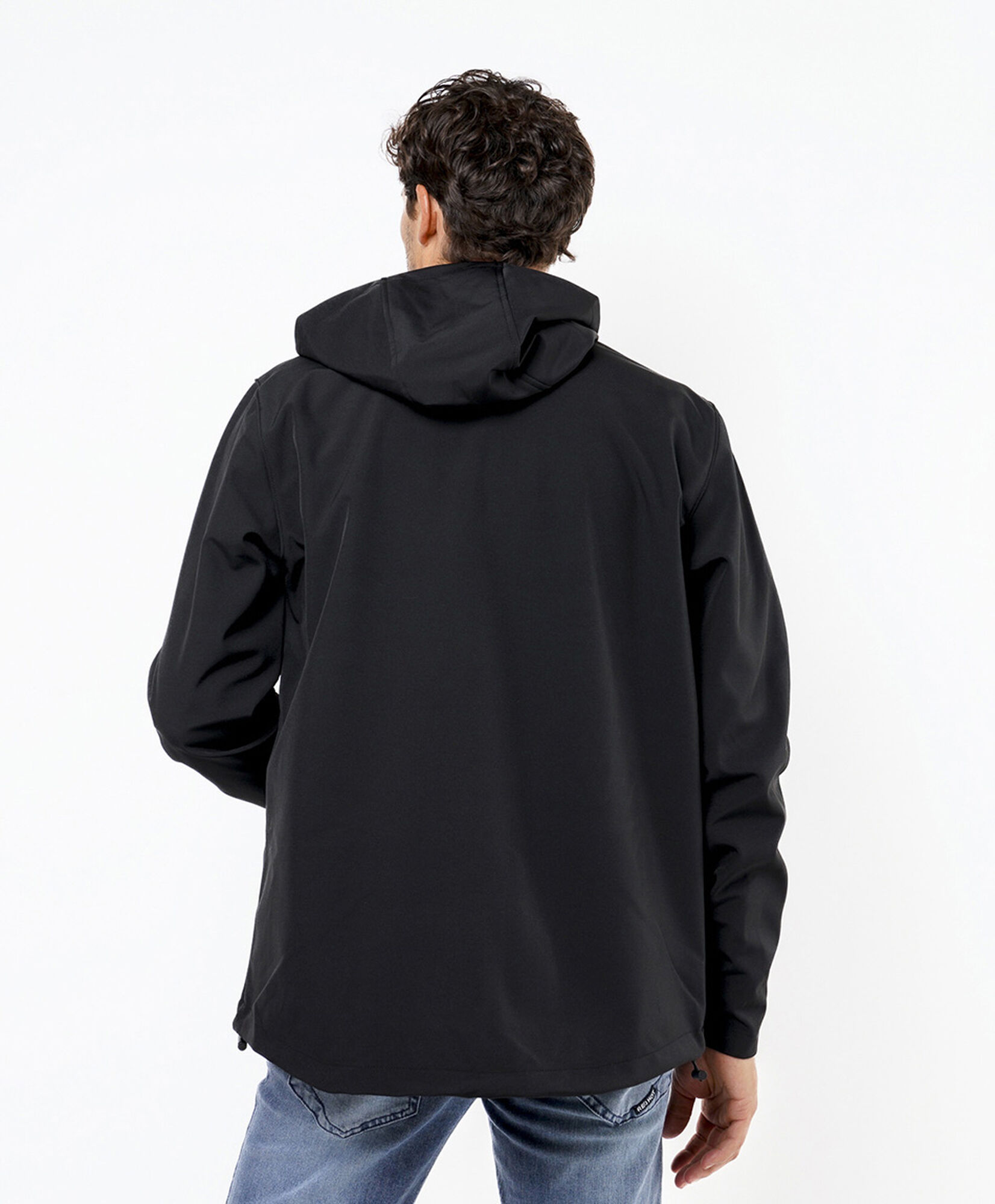 Chaqueta hombre soft shell negra Chaqueta hombre soft shell negra