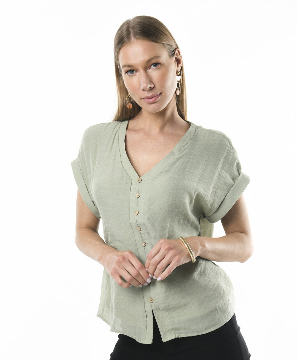 Blusa mujer botones