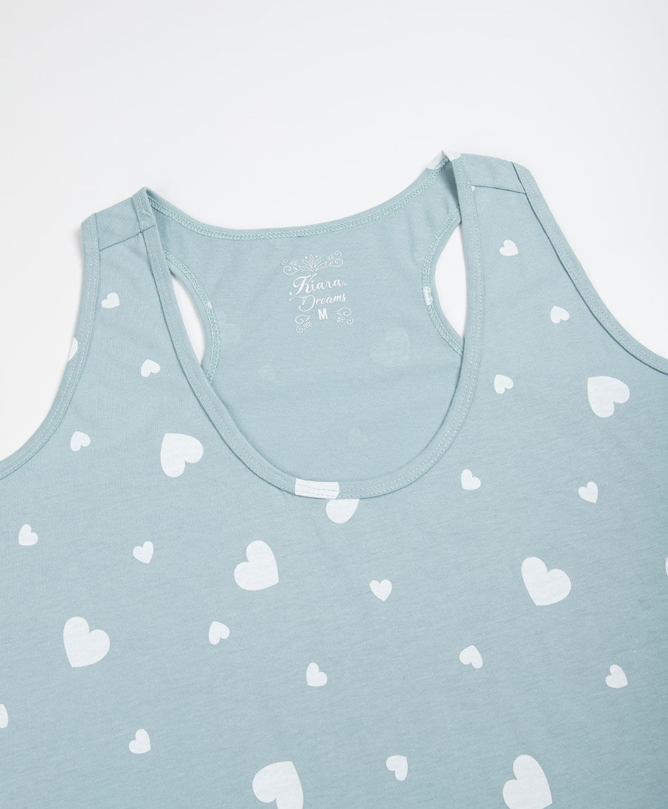 Camisa de dormir mujer corazones