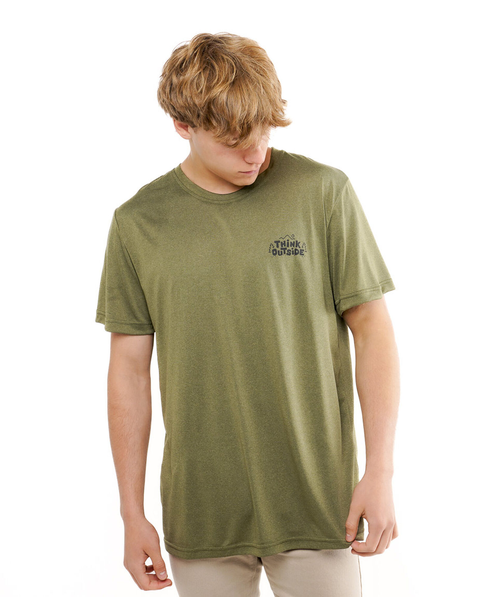Polera hombre dry fit verde Polera hombre dry fit verde