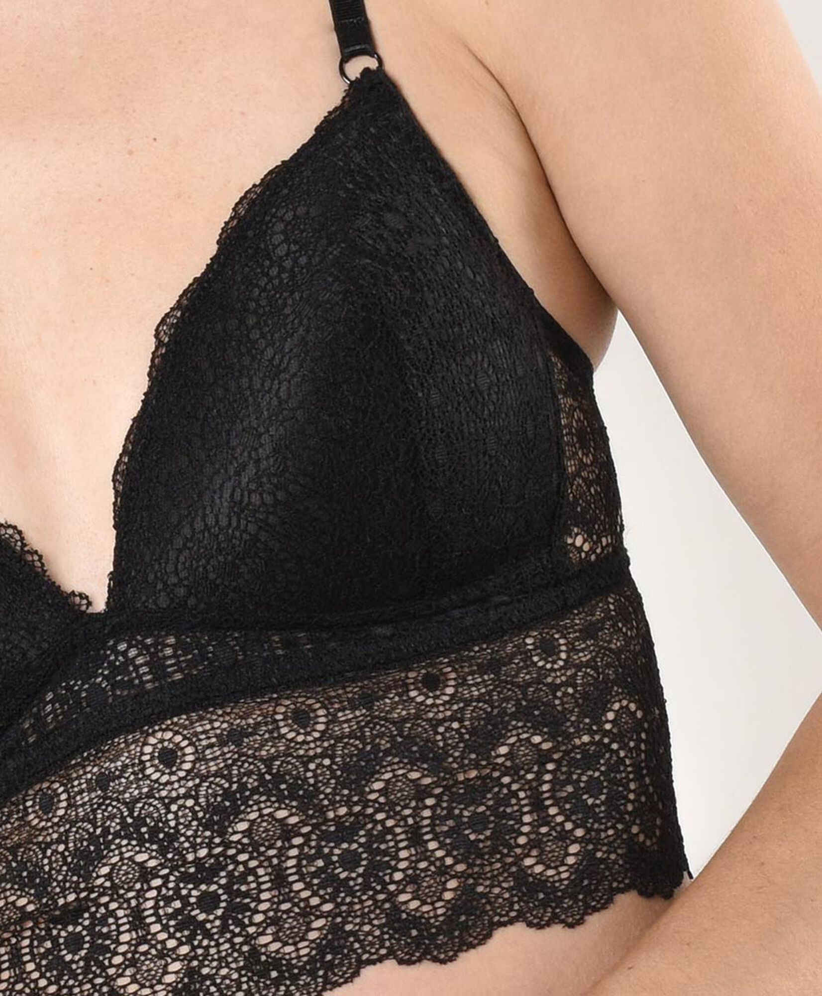 Bralette mujer encaje ancho colores Bralette mujer encaje ancho colores