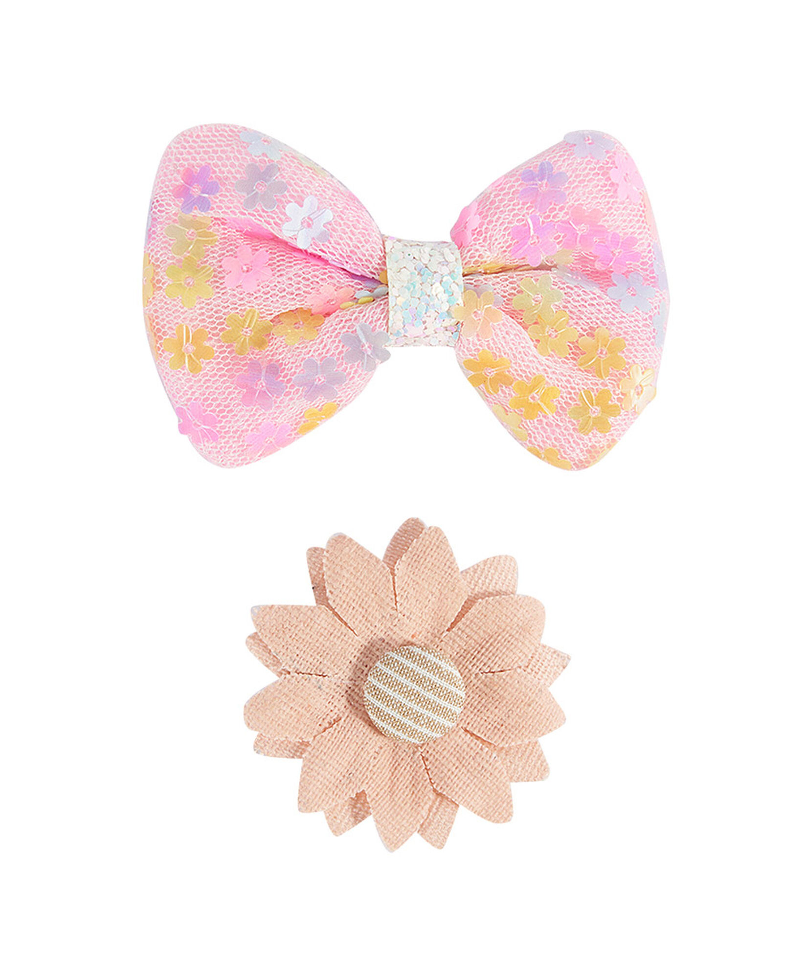 Set 2 pinches infantil flores Set 2 pinches infantil flores