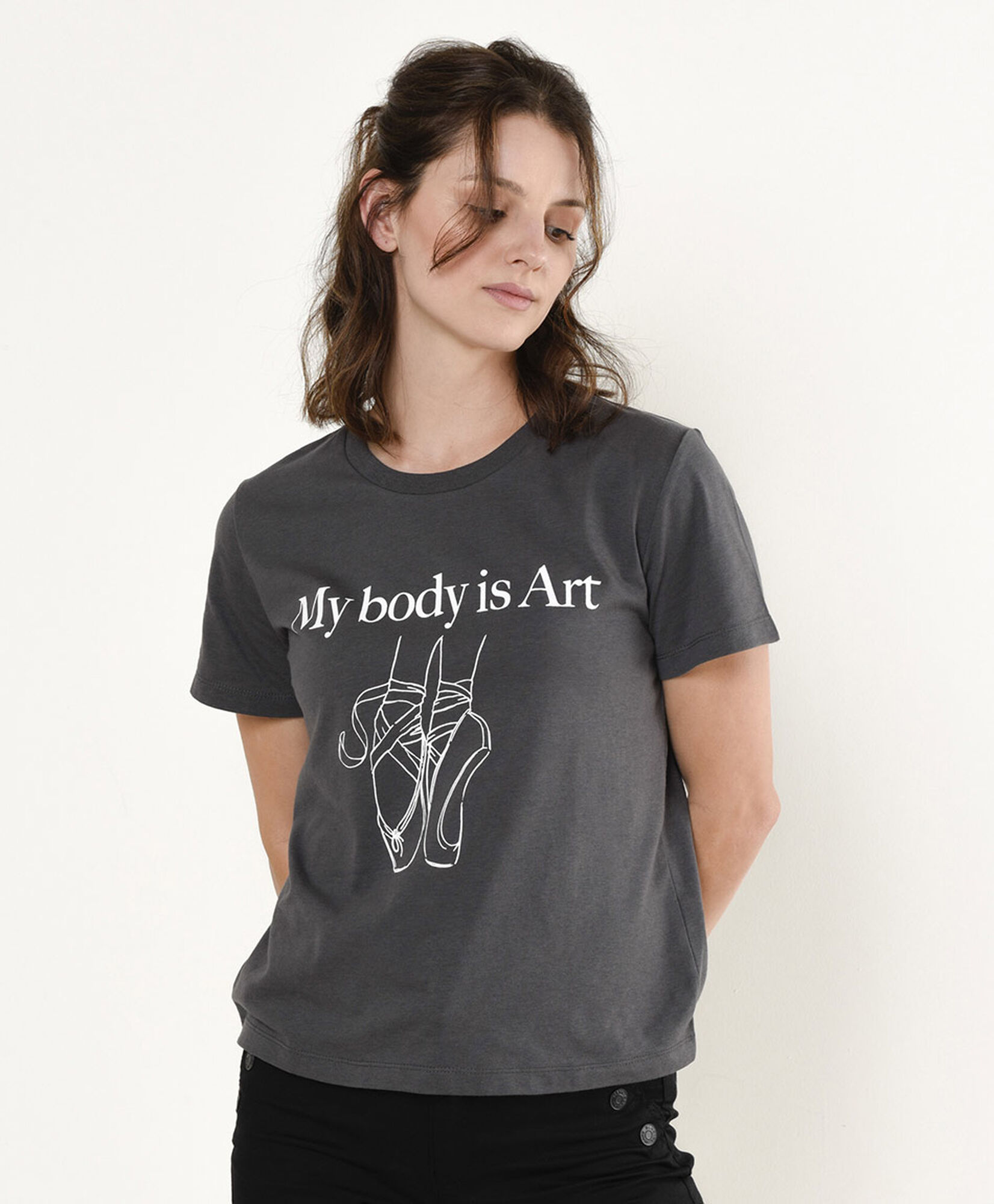Polera mujer estampado ballet Polera mujer estampado ballet