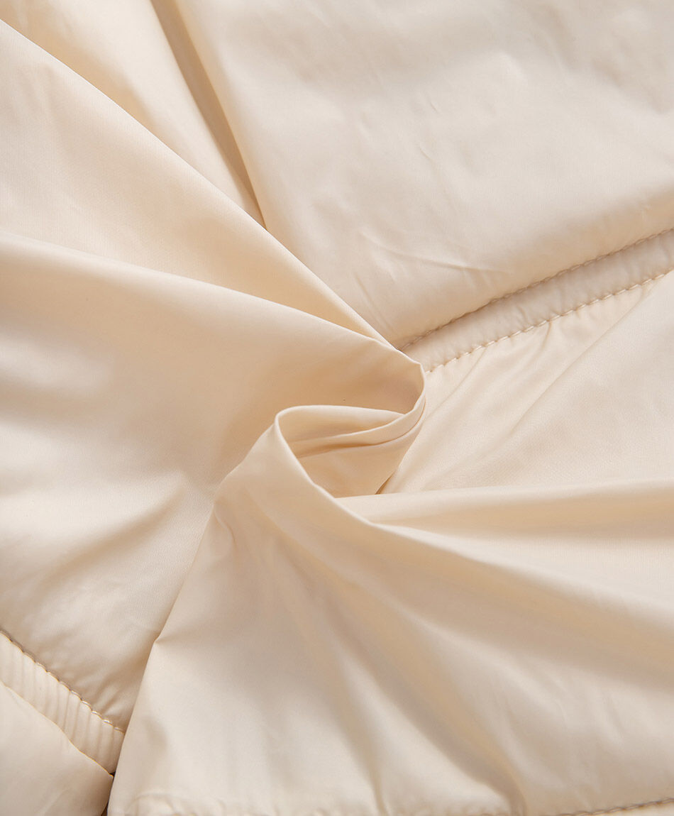 Parka ni&ntilde;a sin mangas beige