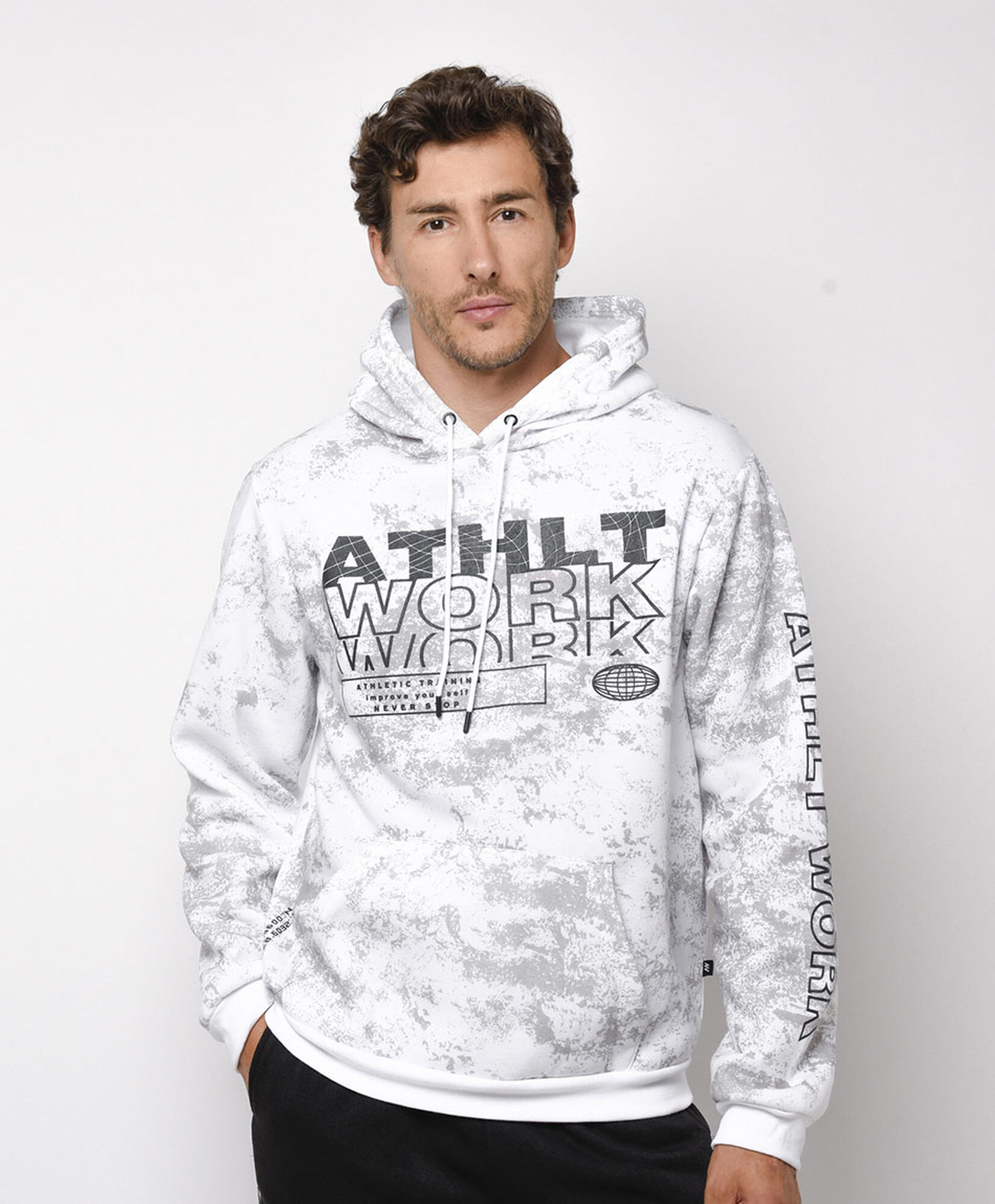 Polerón deportivo hombre estilo tie dye Polerón deportivo hombre estilo tie dye