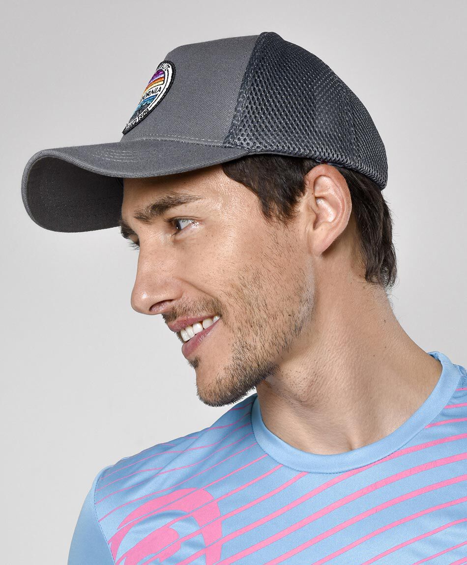 Jockey liso malla copa redonda