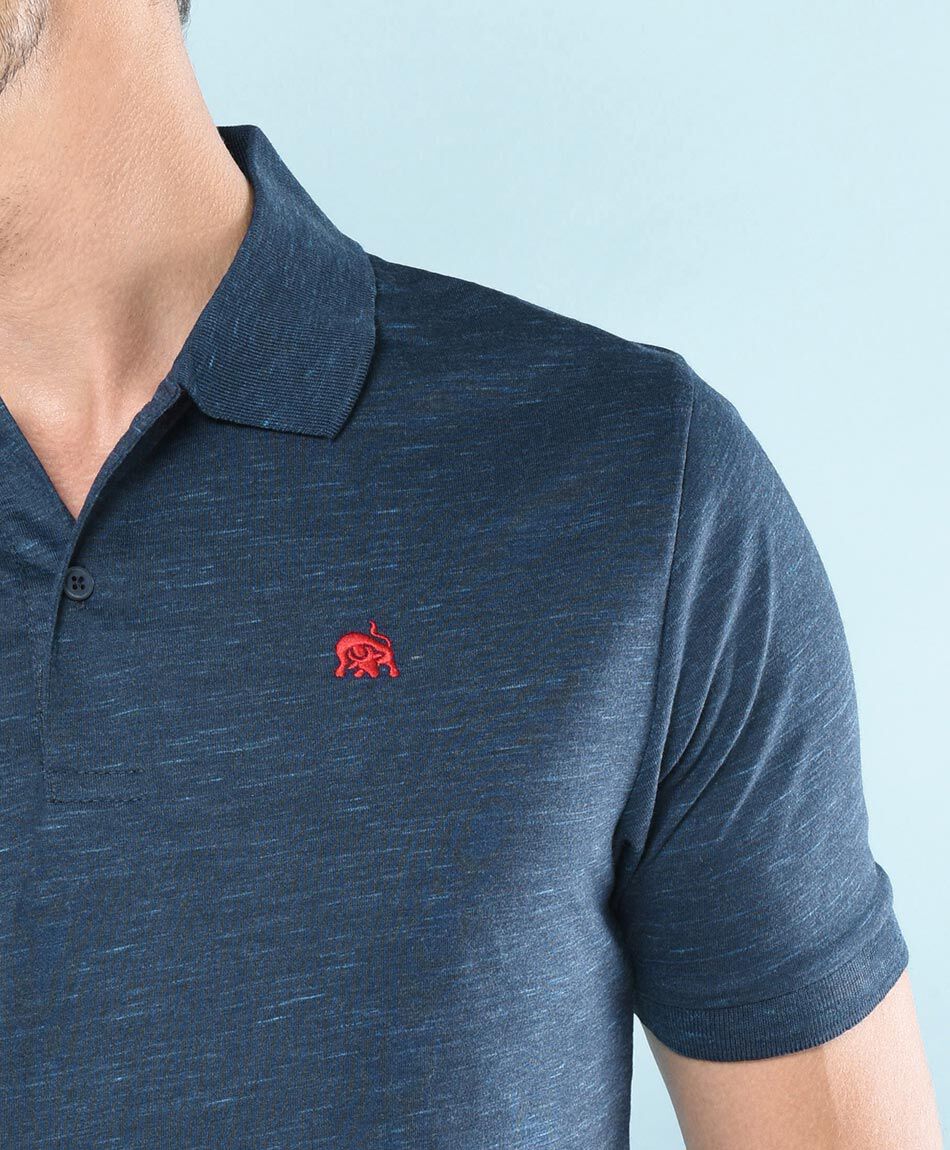 Polera hombre piqu&eacute; lisa