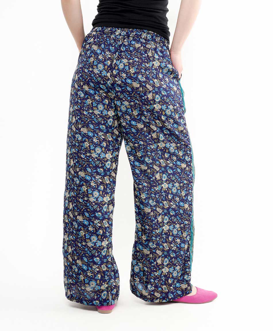 Pantal&oacute;n mujer print floreado wide