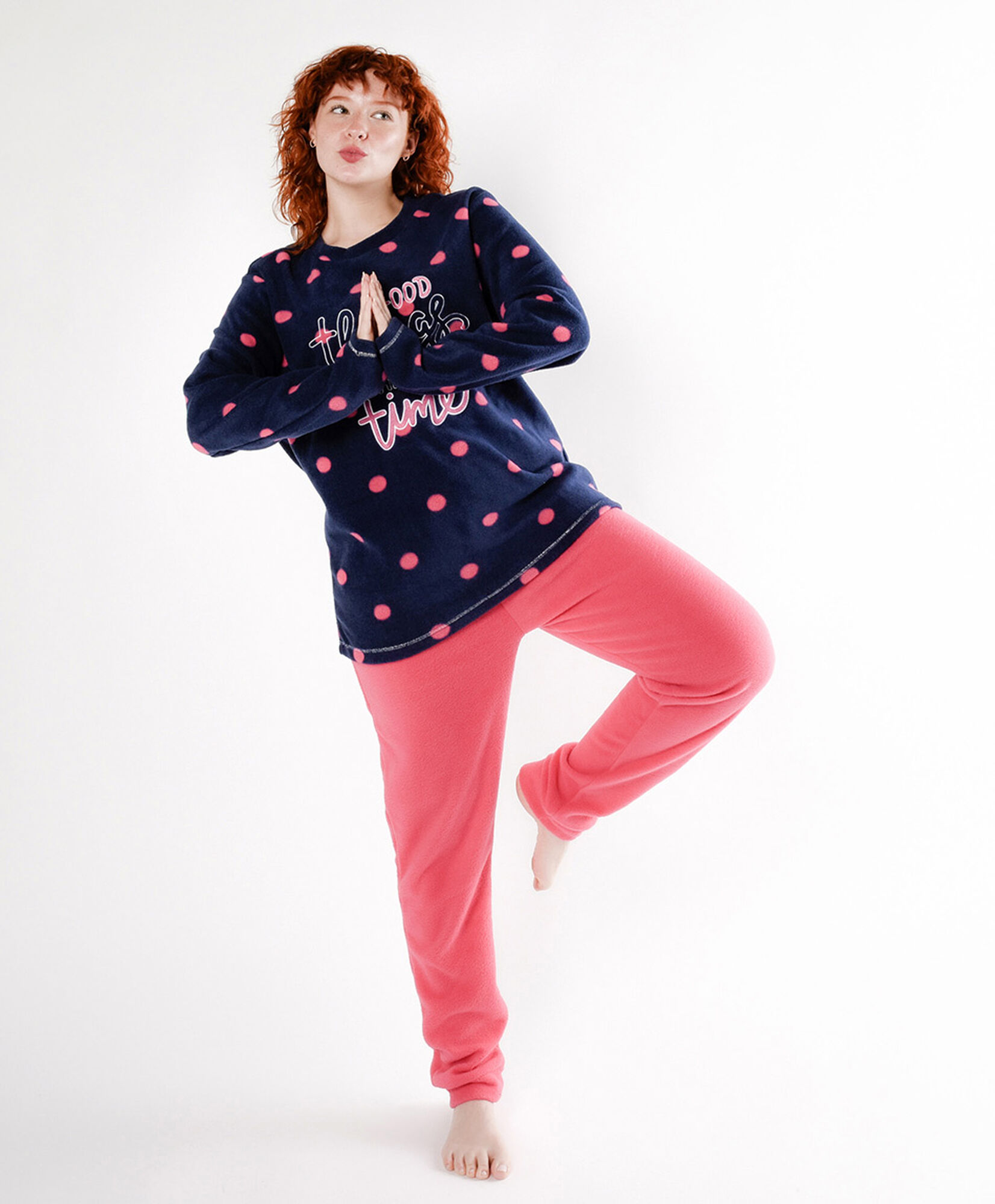 Pijama mujer polar puntos Pijama mujer polar puntos
