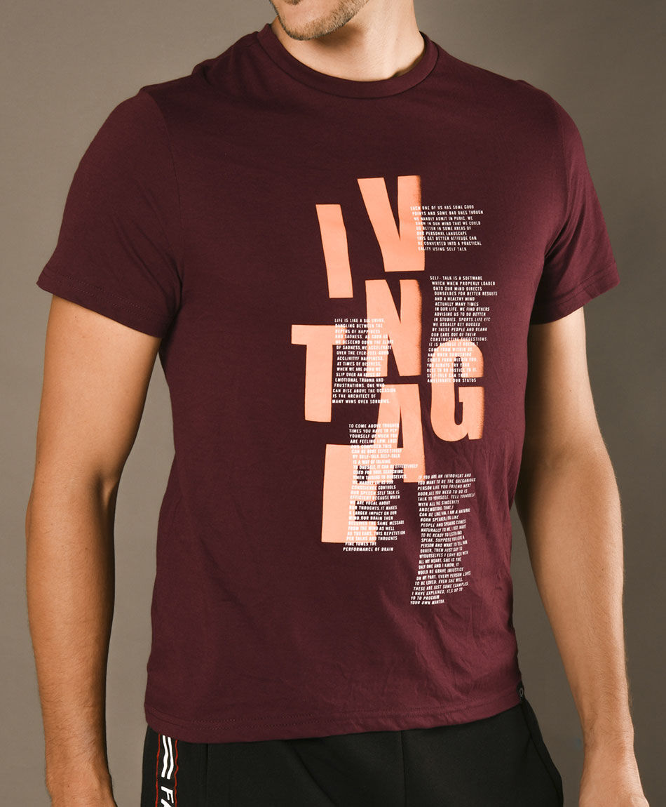 Polera estampada