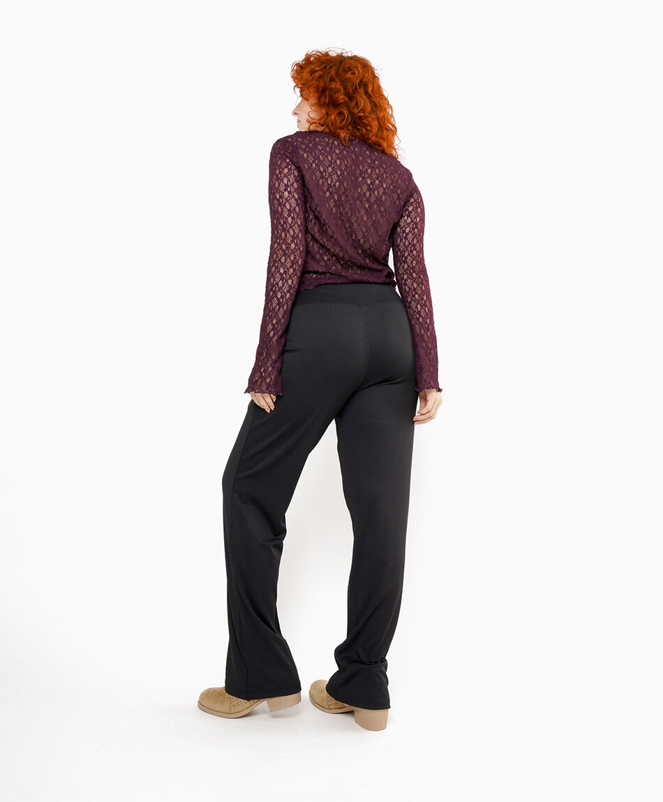 Pantal&oacute;n mujer pretina ancha