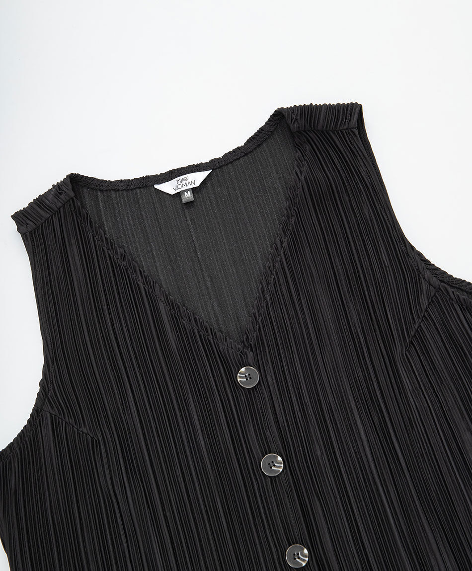 Vest mujer rib sat&iacute;n
