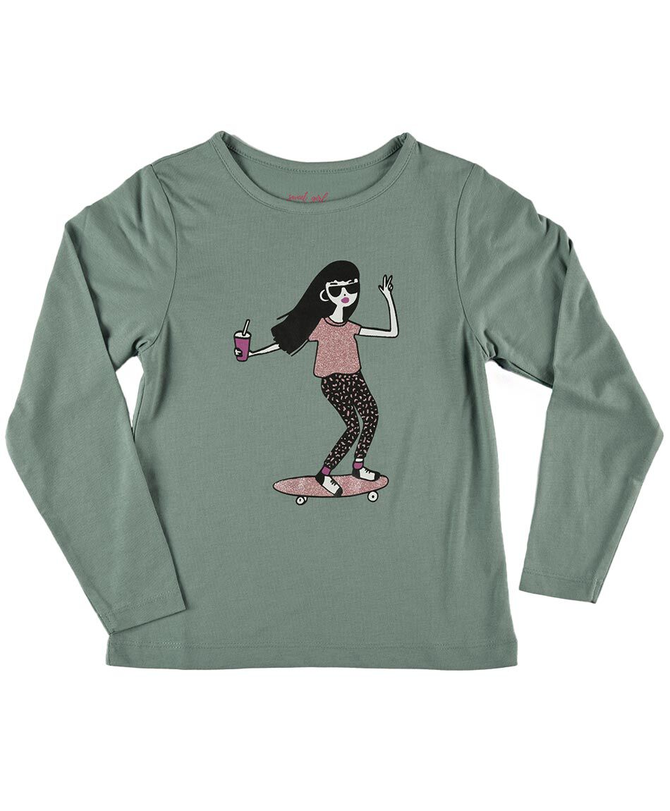 Polera estampada