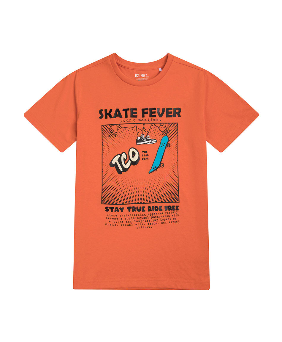 Polera ni&ntilde;o skate fever